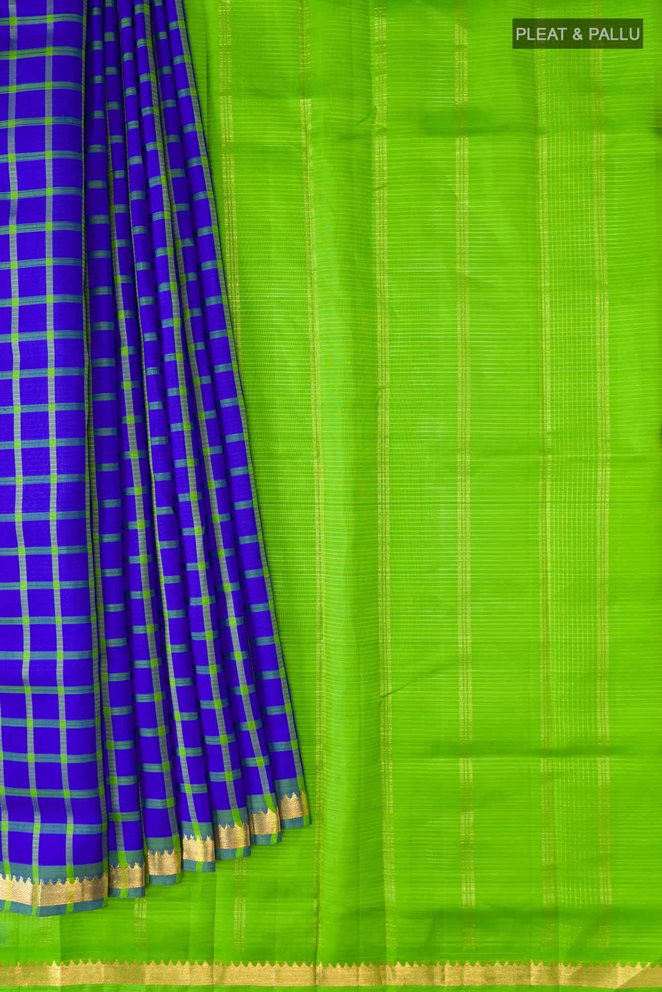 Royal Blue Kanchipuram Silk Saree