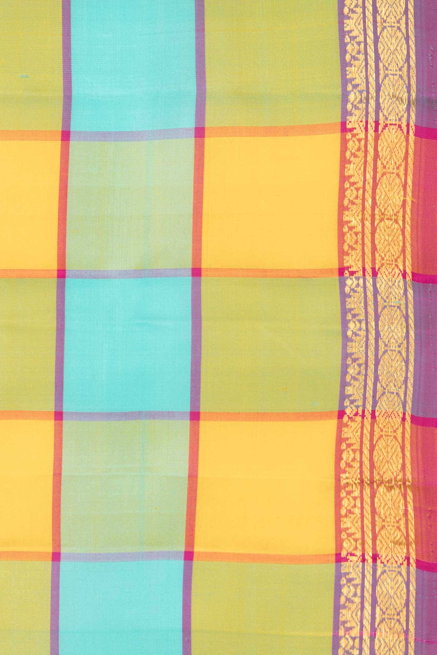 Multi Kanchipuram Silk Saree