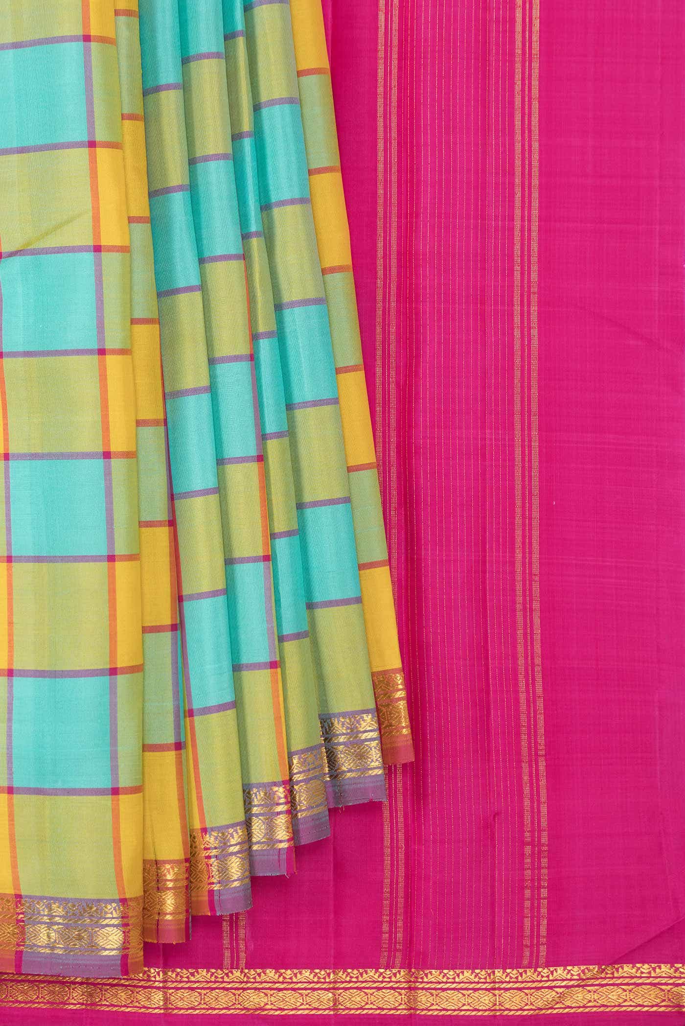 Multi Kanchipuram Silk Saree