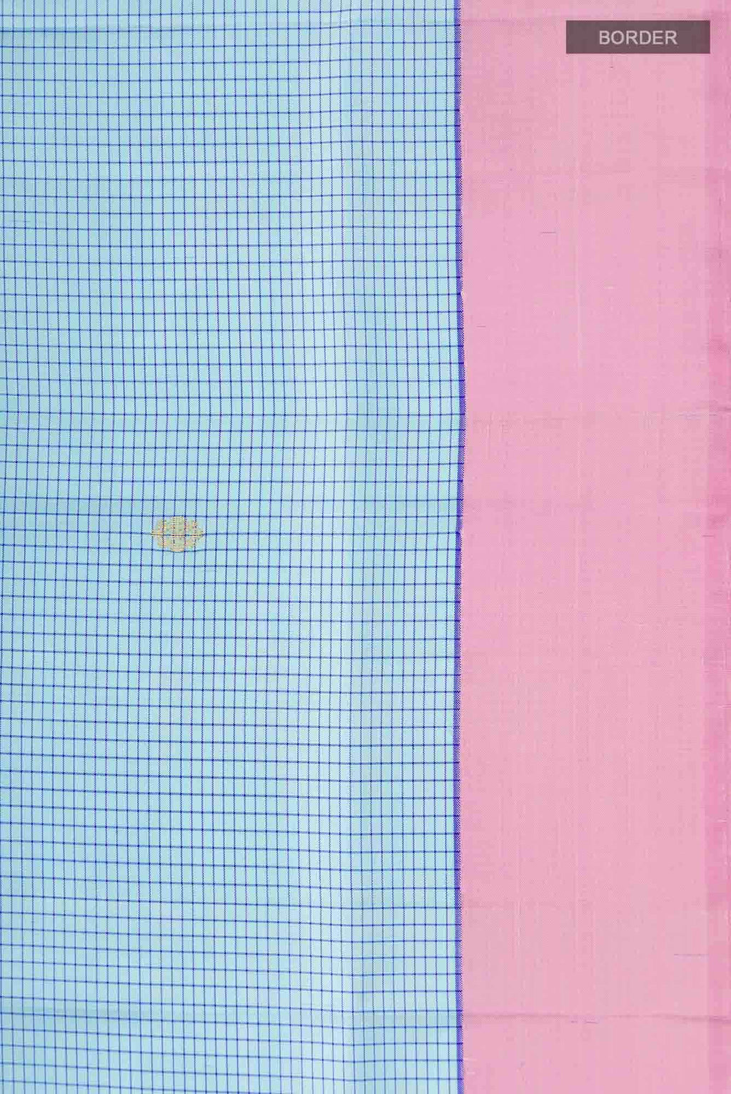 Light Blue Kanchipuram Silk Saree