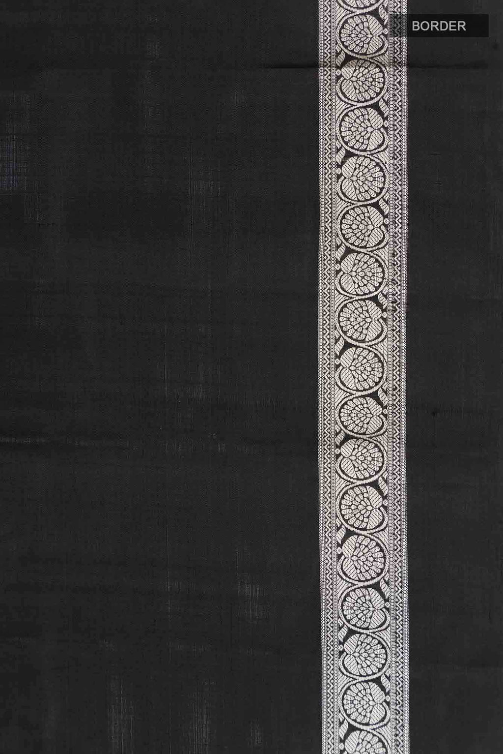 Black Kanchipuram Silk Saree