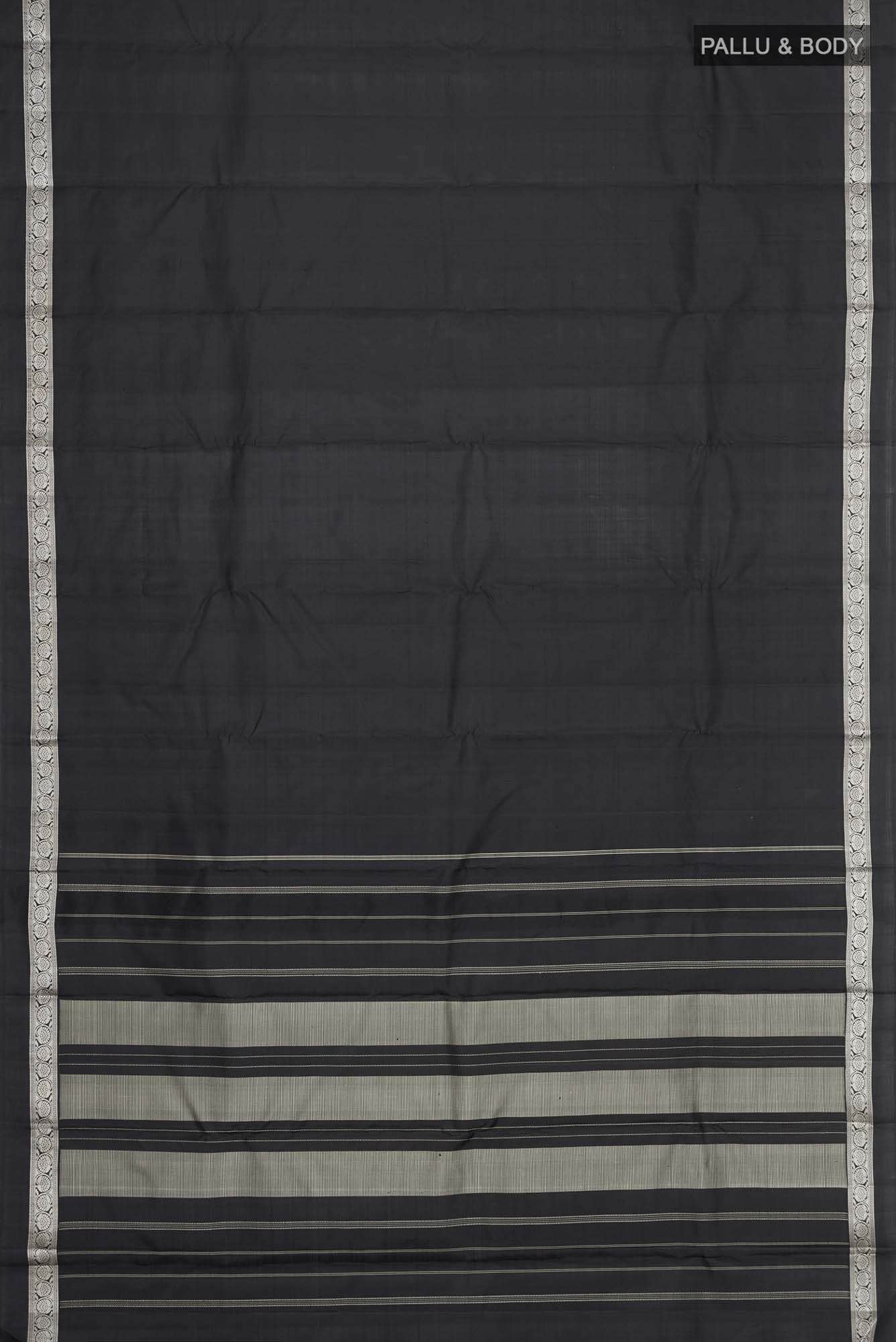 Black Kanchipuram Silk Saree
