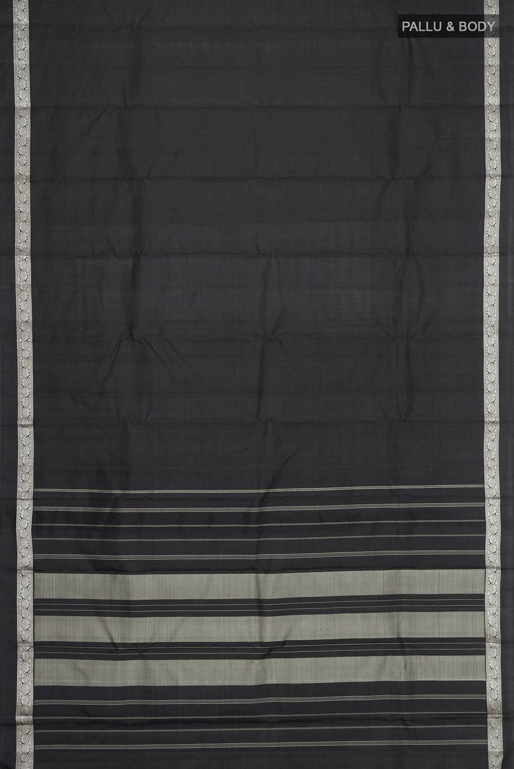 Black Kanchipuram Silk Saree