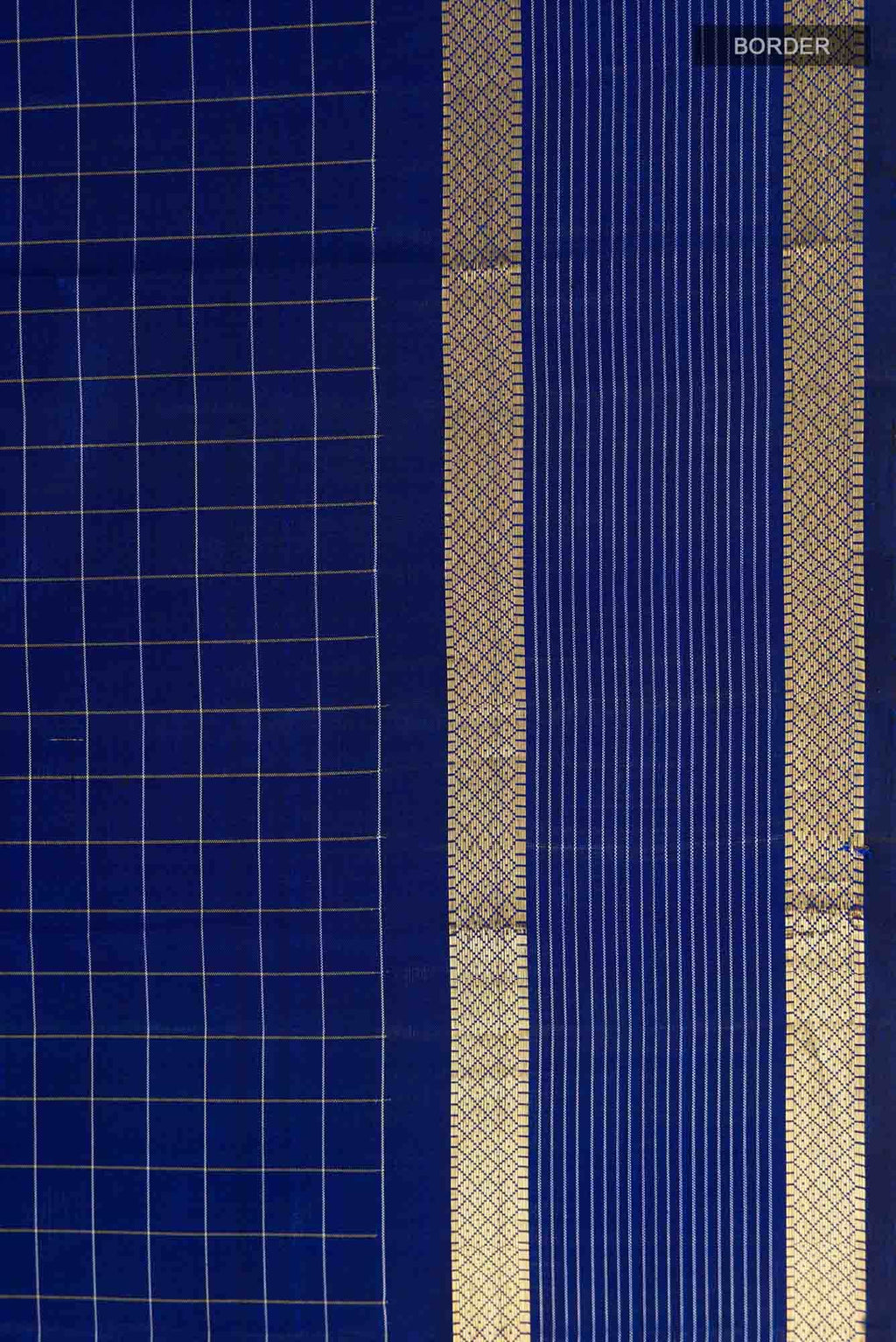 Blue Kanchipuram Silk Saree