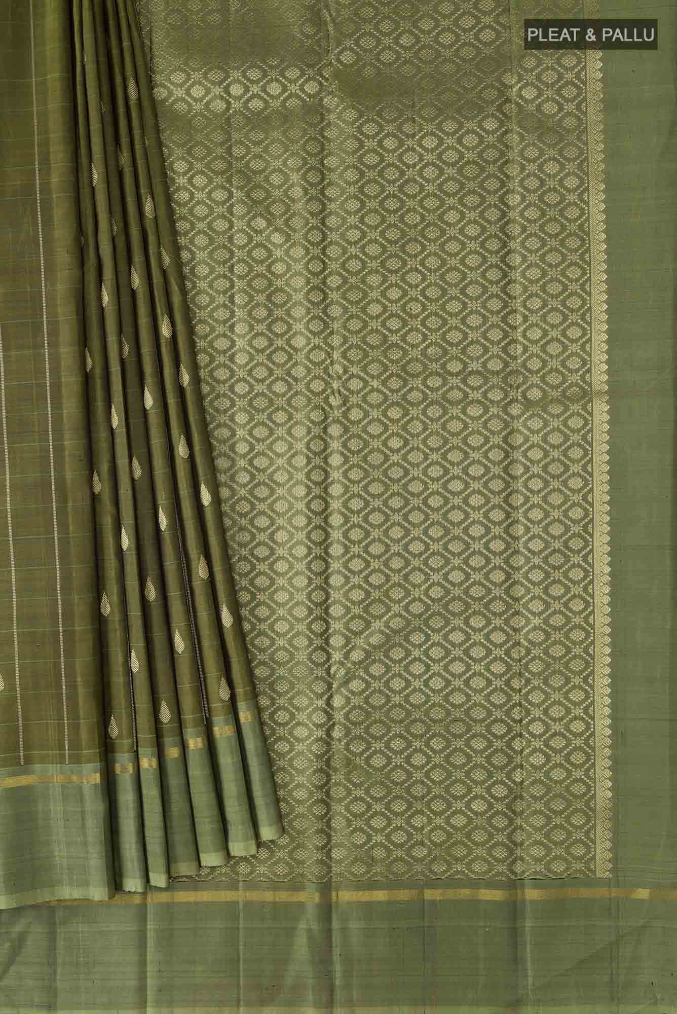 Green Kanchipuram Silk Saree