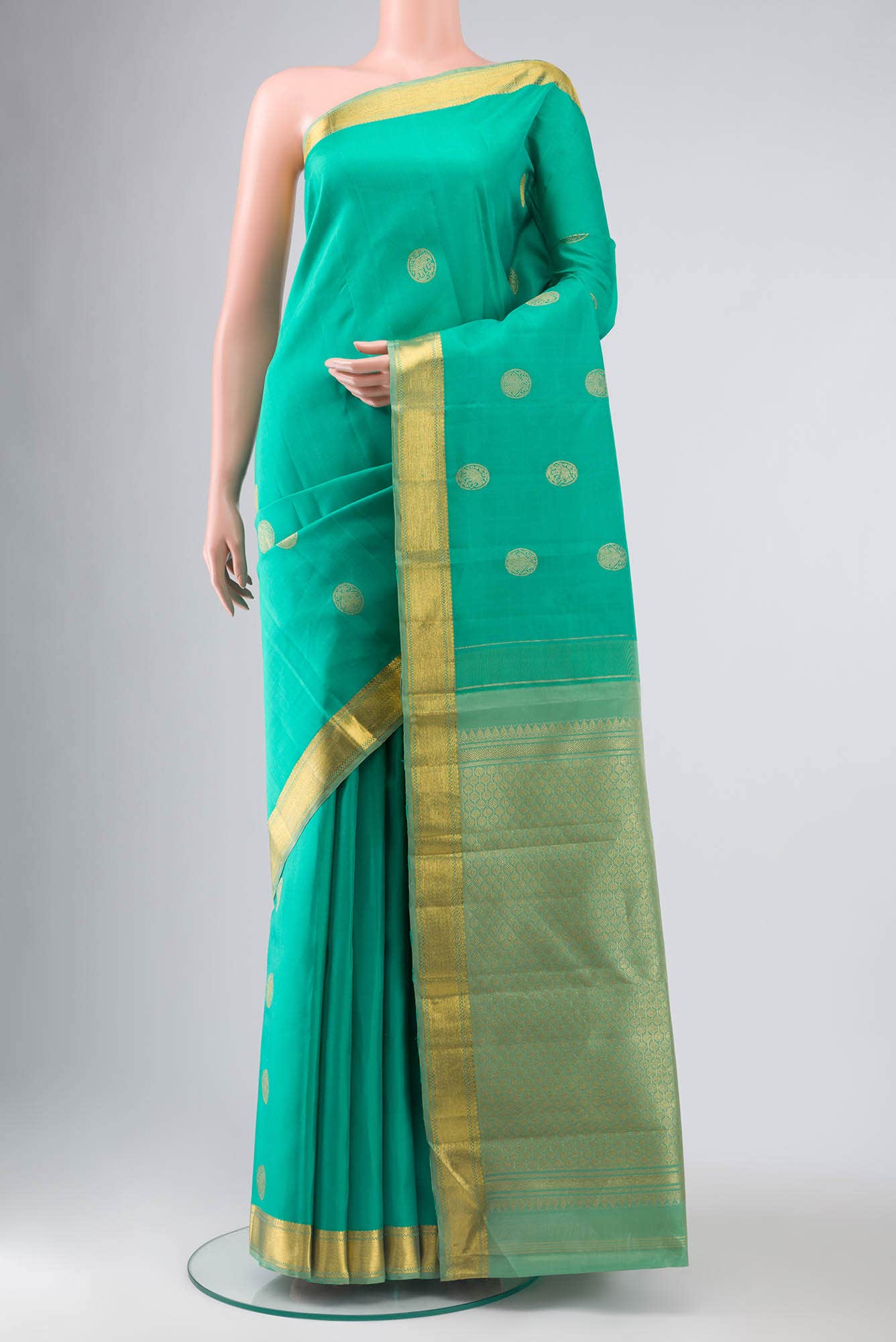 Green Kanchipuram Silk Saree
