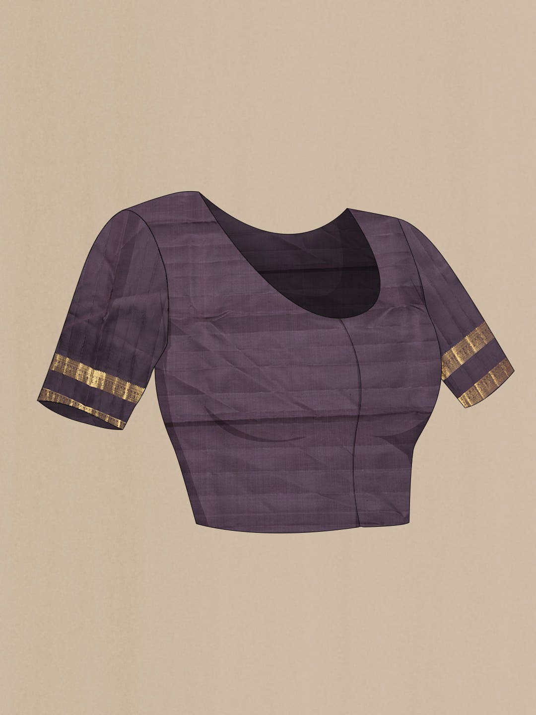 Pure Silk Pure Zari Mustard Dual Tone Kanchipuram Saree