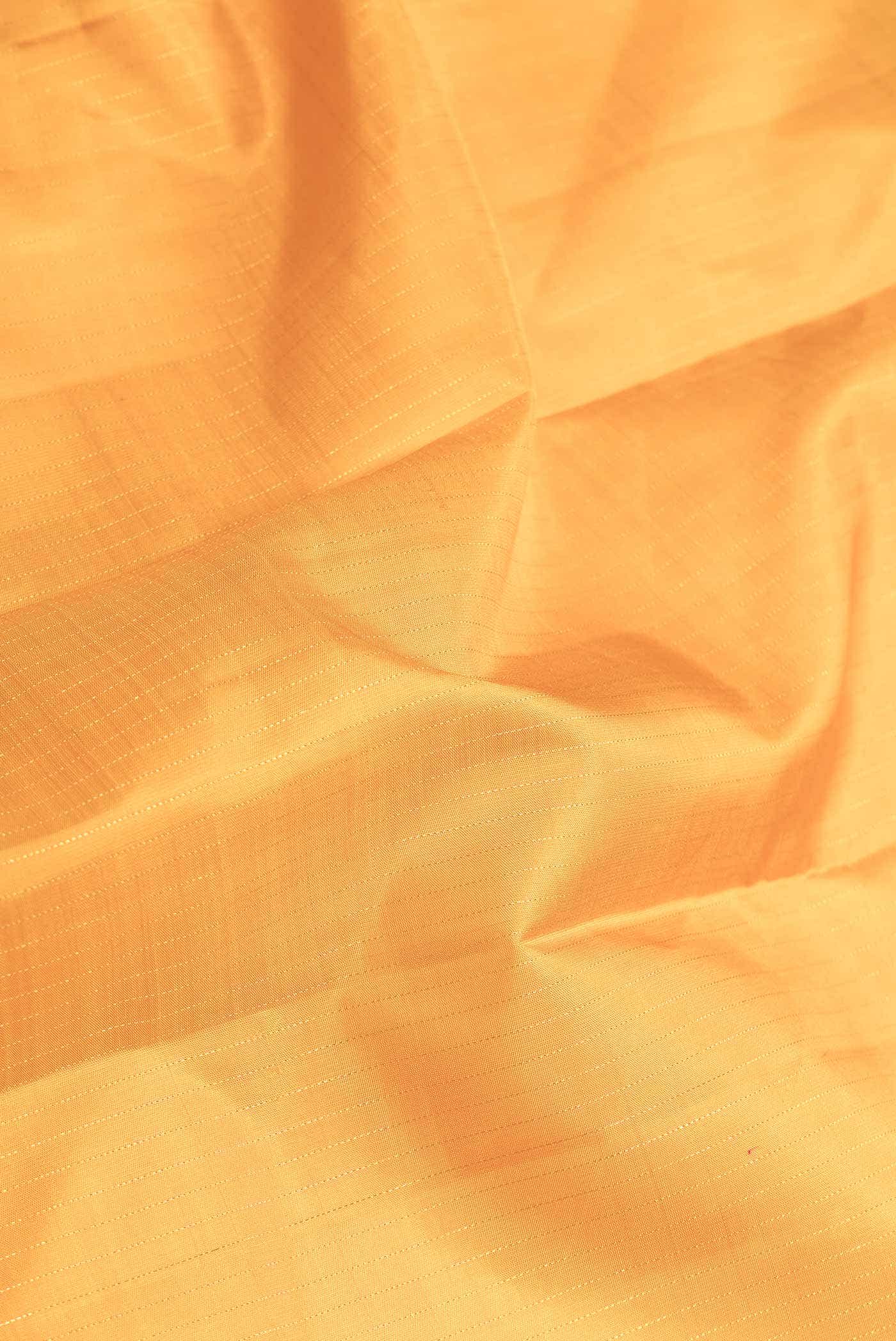 Pure Silk Pure Zari Mustard Dual Tone Kanchipuram Saree