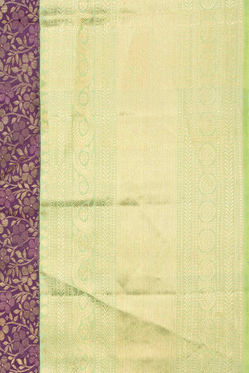 Burgundy Dual Tone Kanchipuram Silk Saree