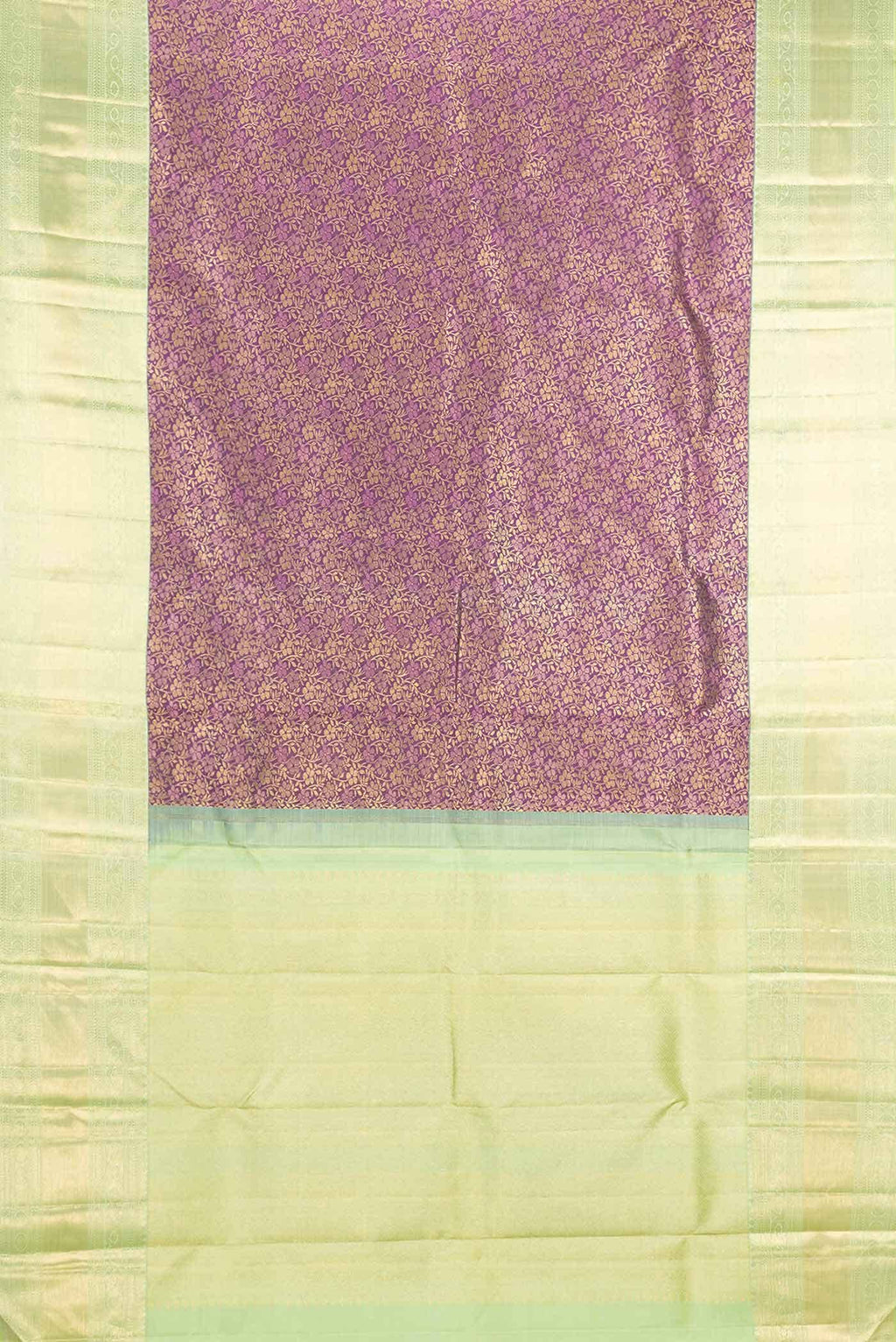 Burgundy Dual Tone Kanchipuram Silk Saree
