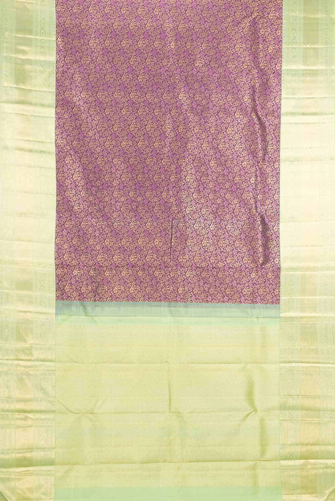 Burgundy Dual Tone Kanchipuram Silk Saree