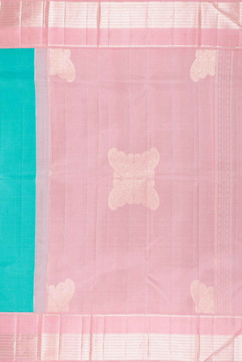 Green Dual Tone Kanchipuram Silk Saree