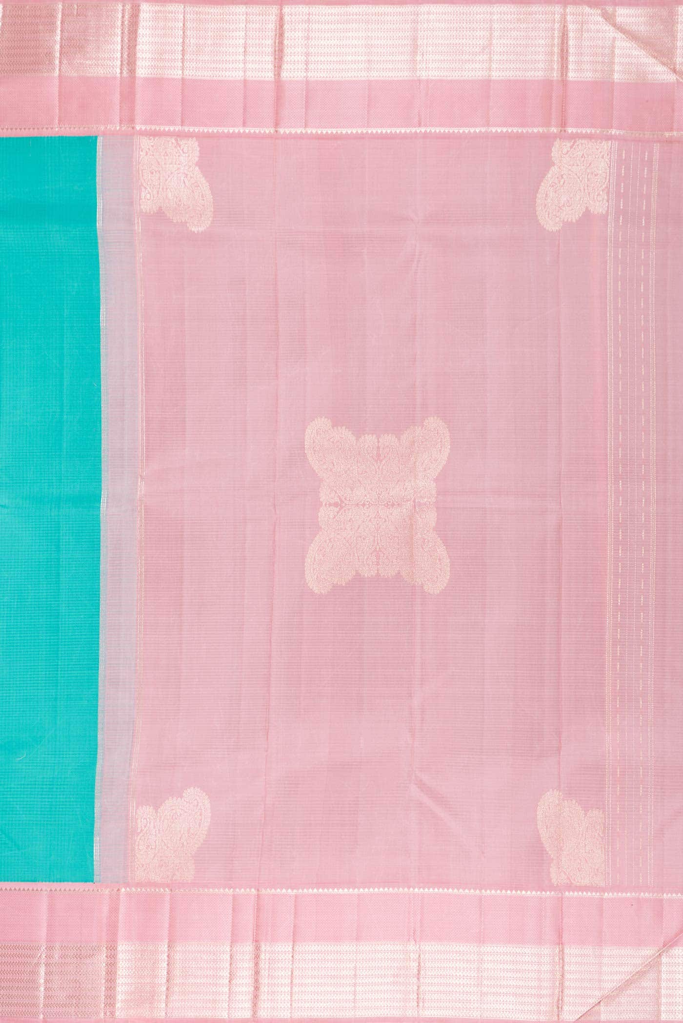 Green Dual Tone Kanchipuram Silk Saree