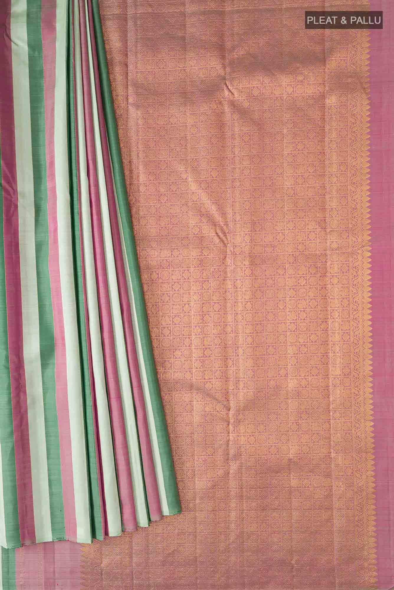 Multi Kanchipuram Silk Saree