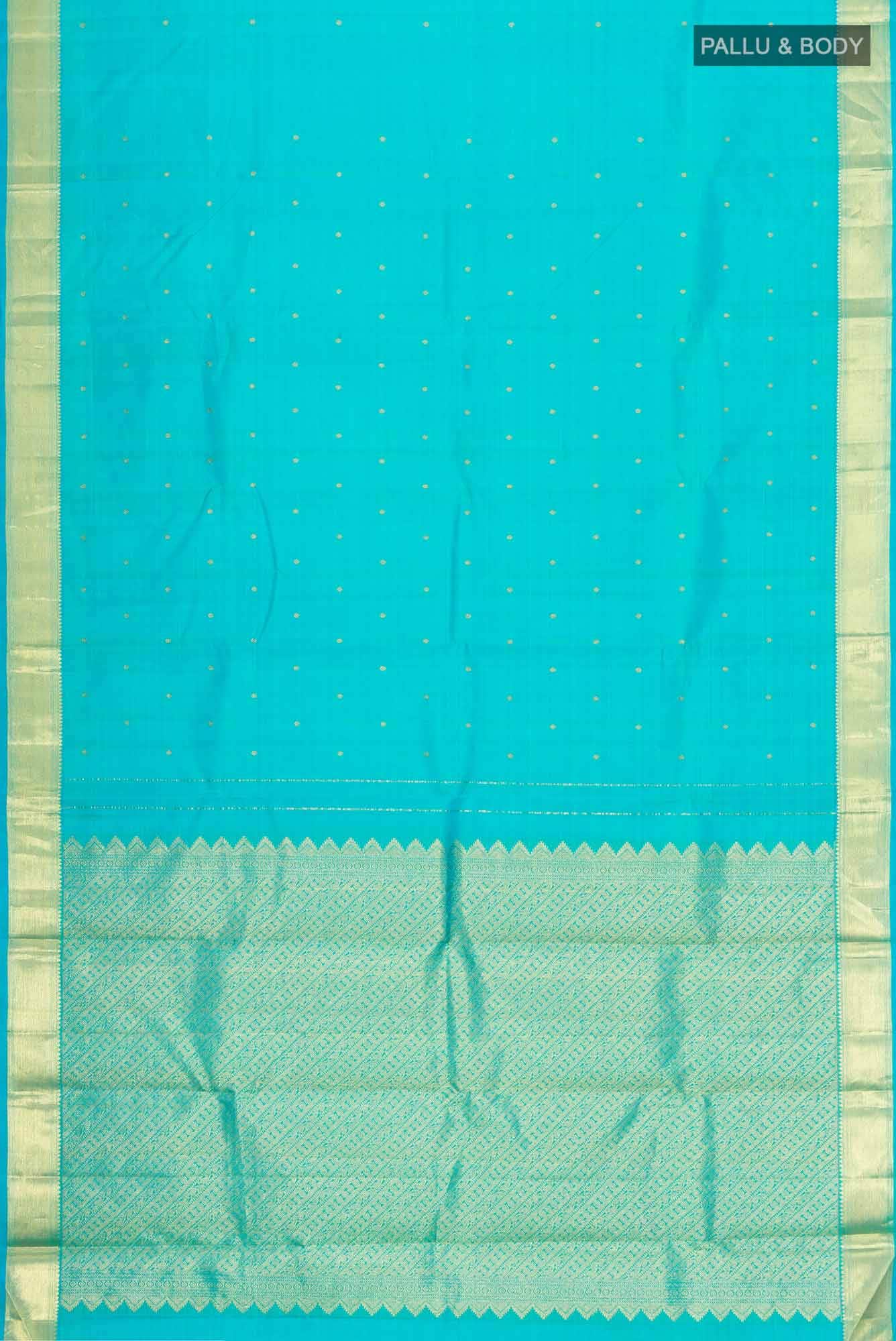 Blue Kanchipuram Silk Saree