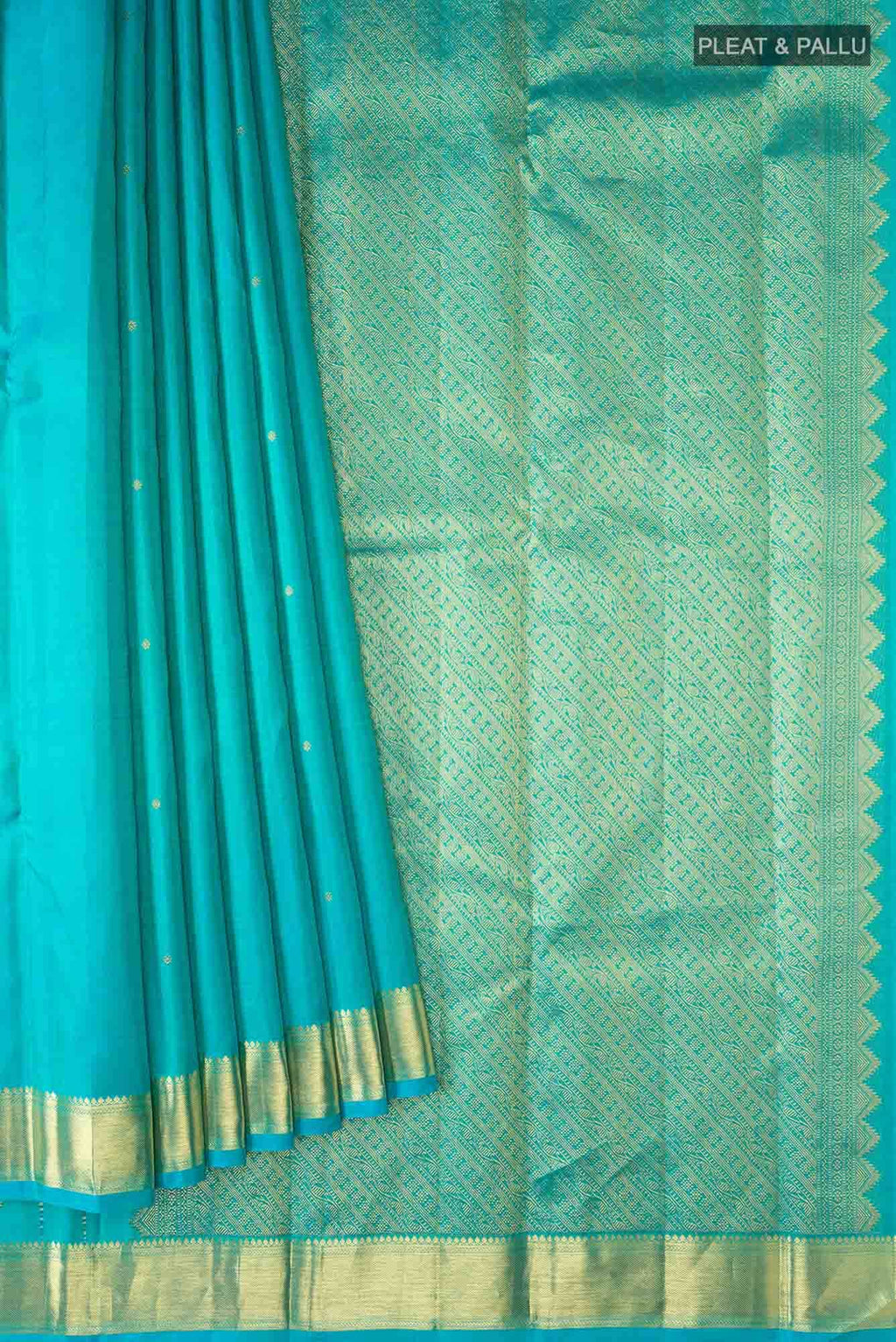 Blue Kanchipuram Silk Saree