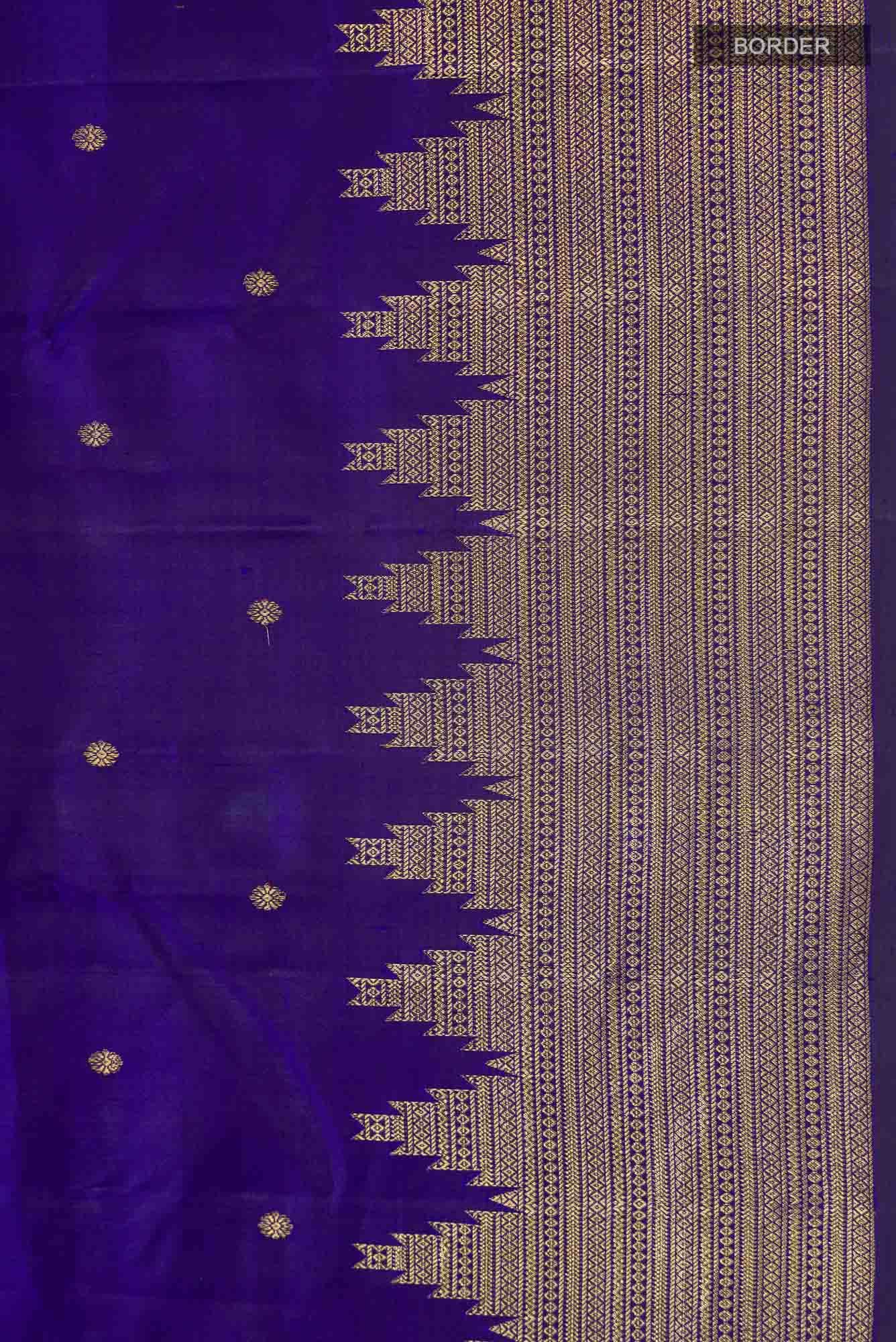 Blue Kanchipuram Silk Saree