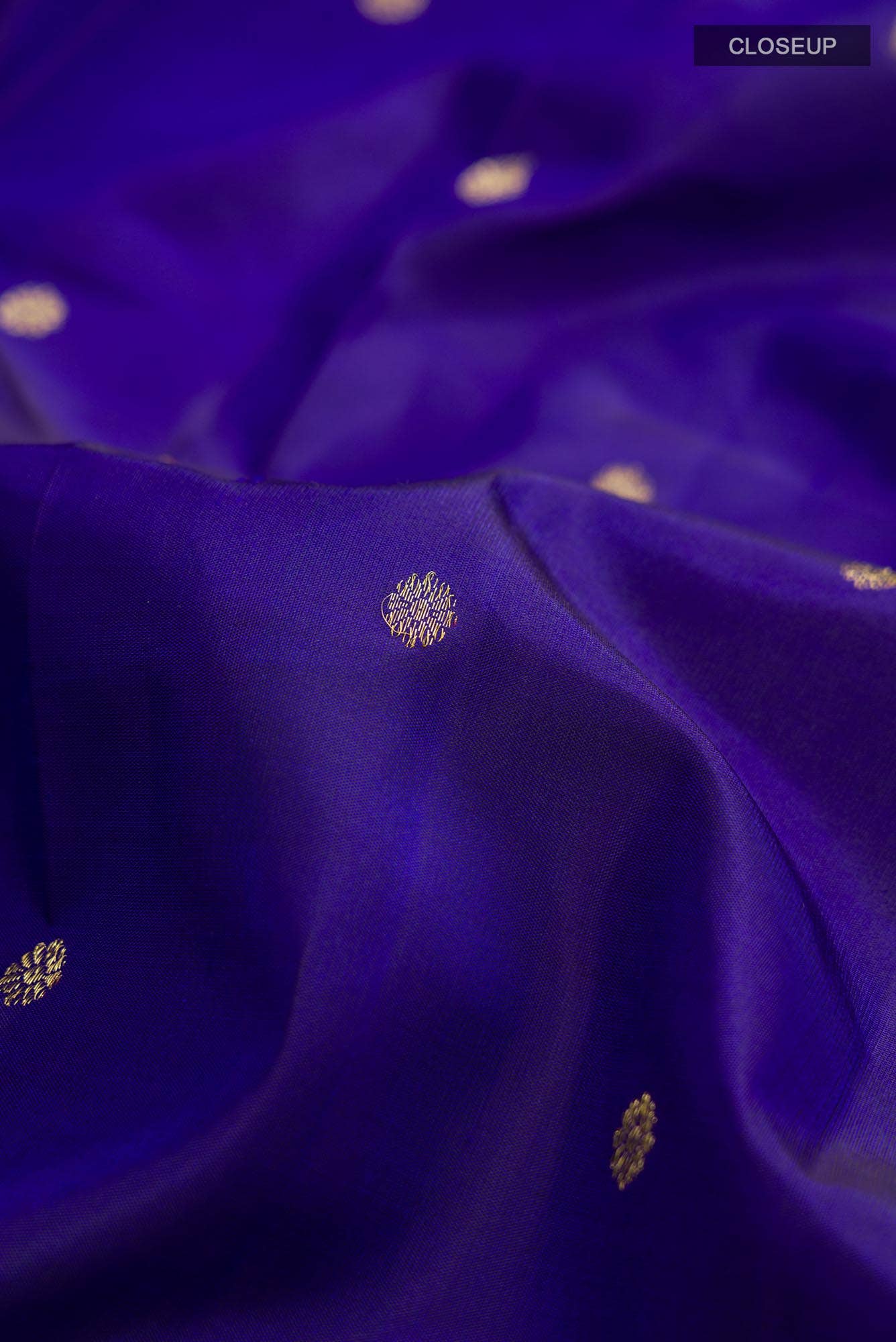 Blue Kanchipuram Silk Saree