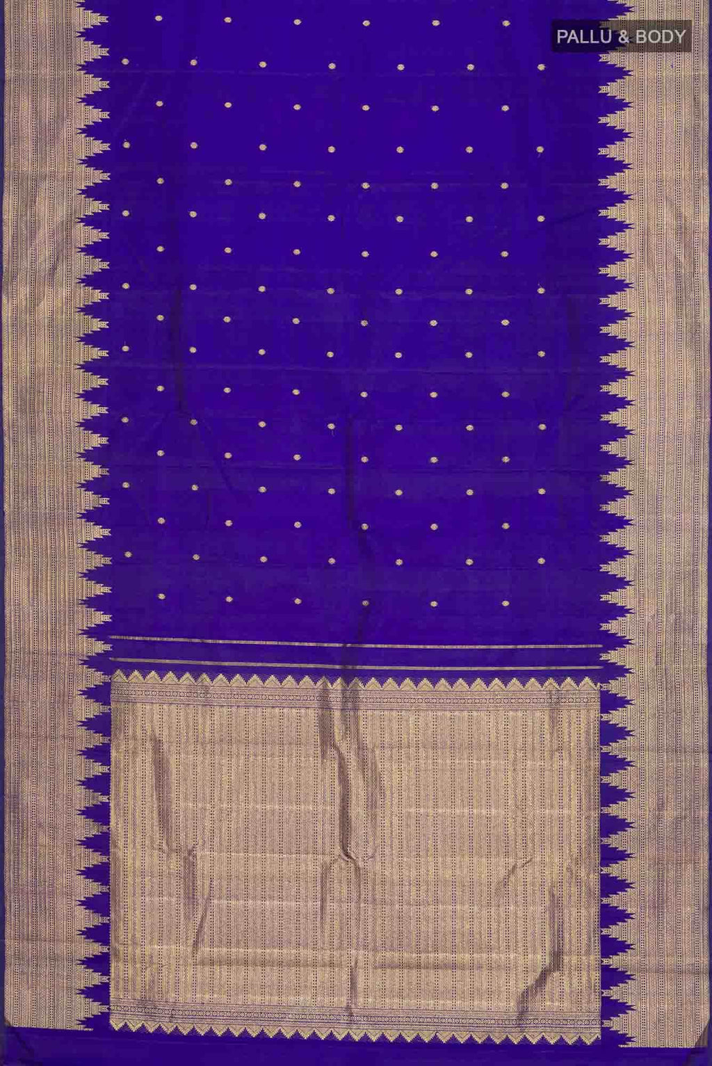 Blue Kanchipuram Silk Saree