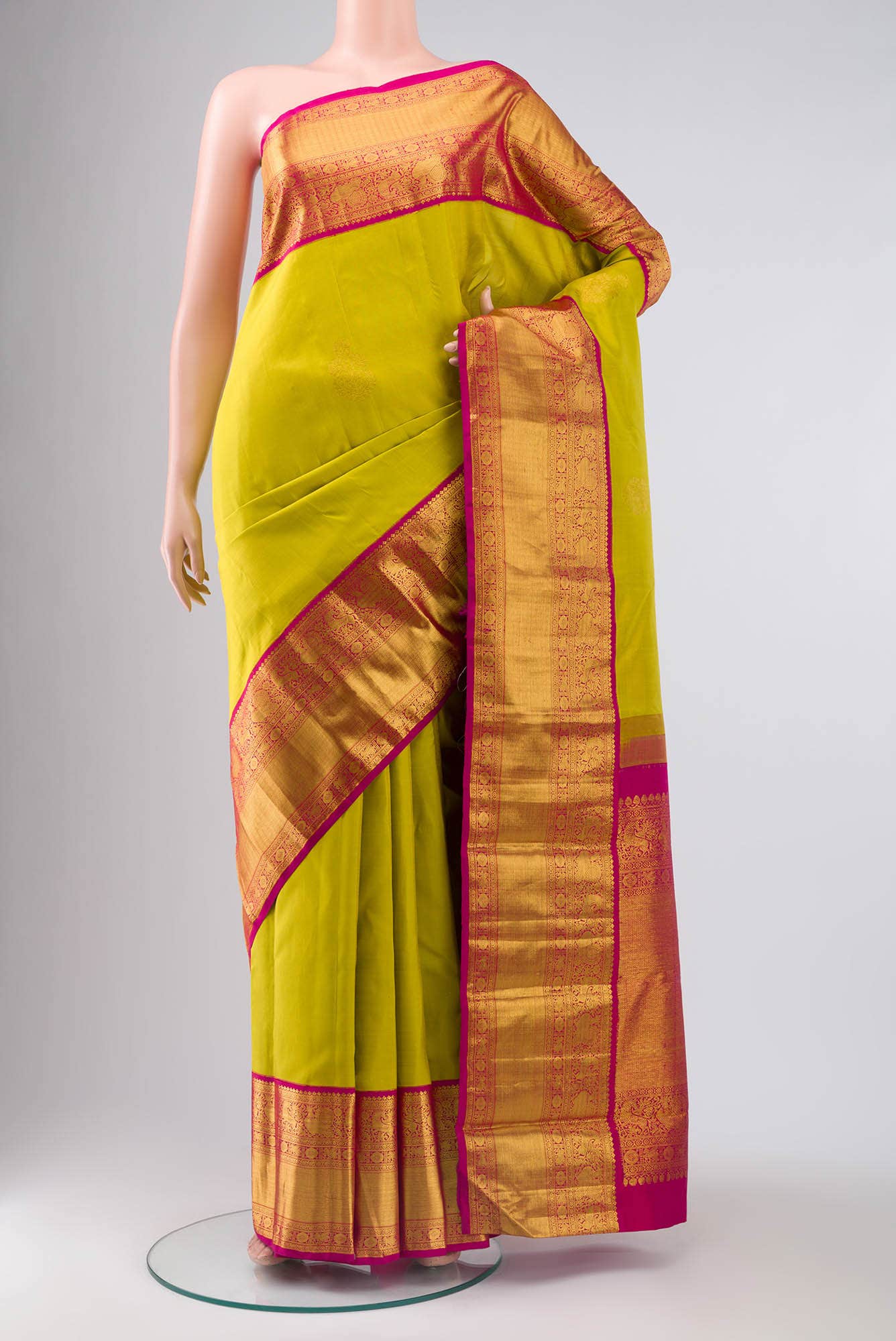 Green Kanchipuram Silk Saree