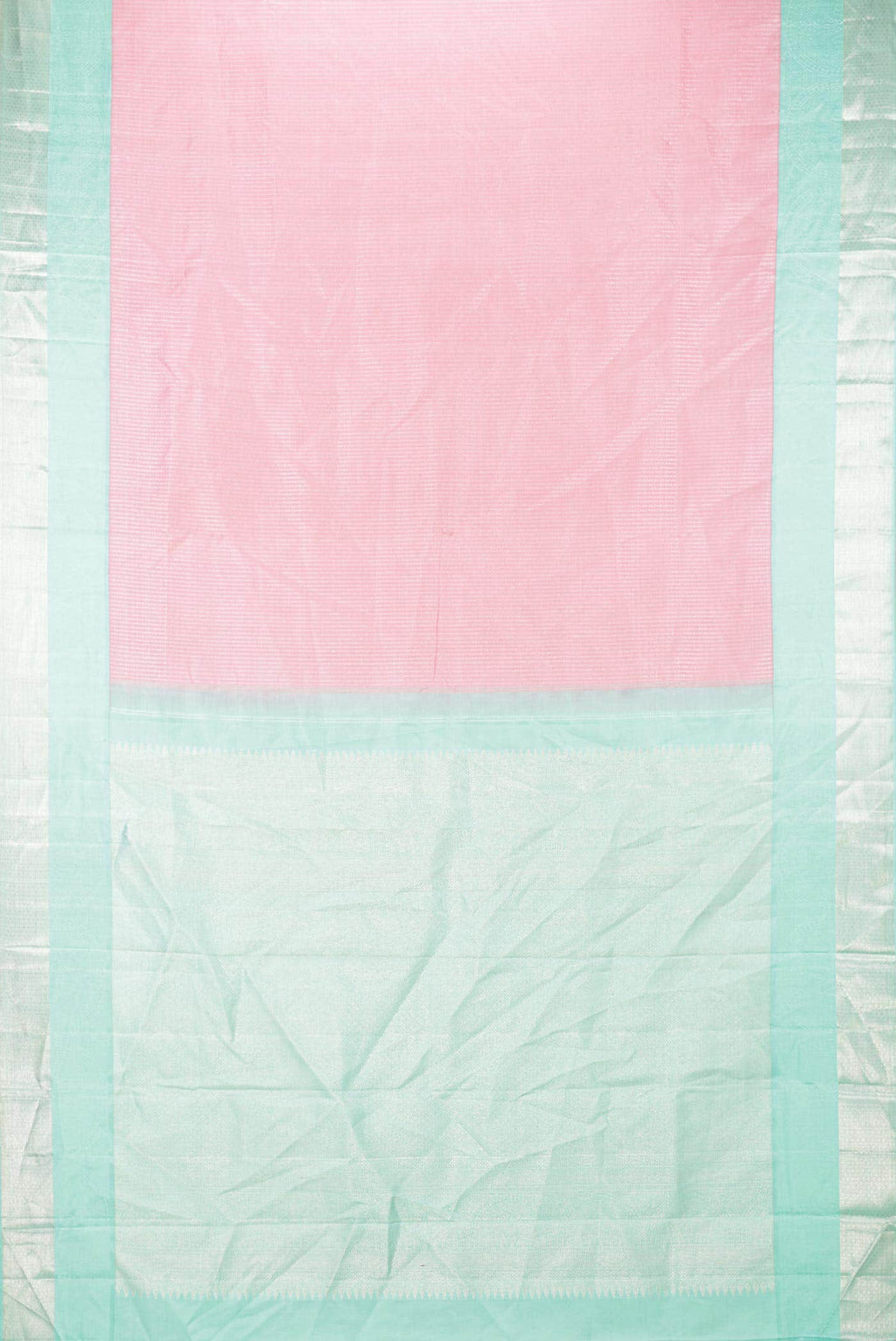 Pink Dual Tone Kanchipuram Silk Saree