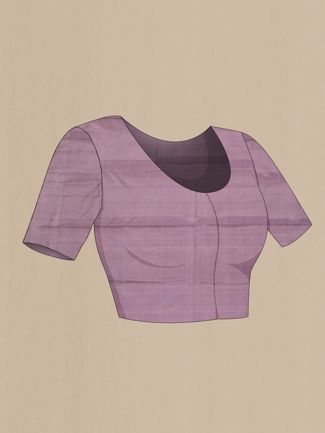 Pink Dual Tone Kanchipuram Silk Saree