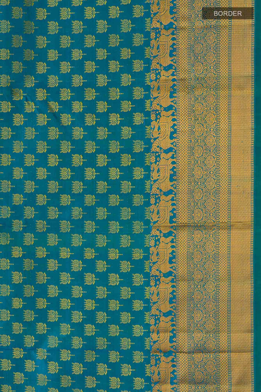 Blue Kanchipuram Silk Saree