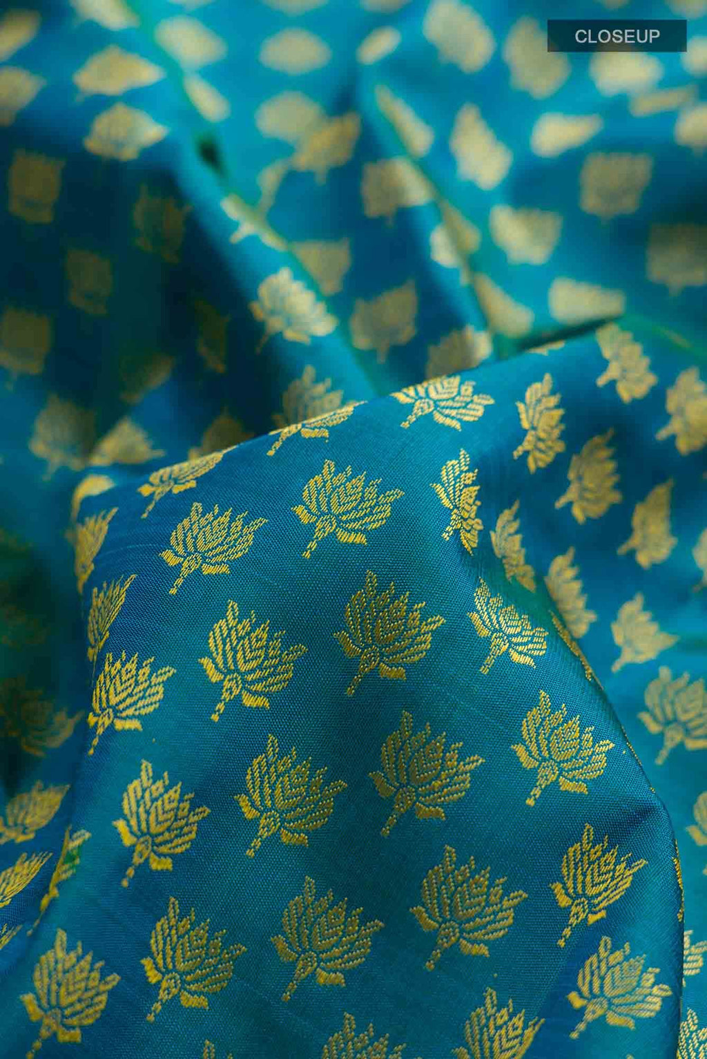 Blue Kanchipuram Silk Saree