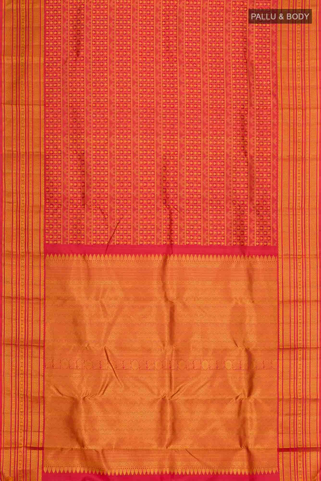 Red Kanchipuram Silk Saree