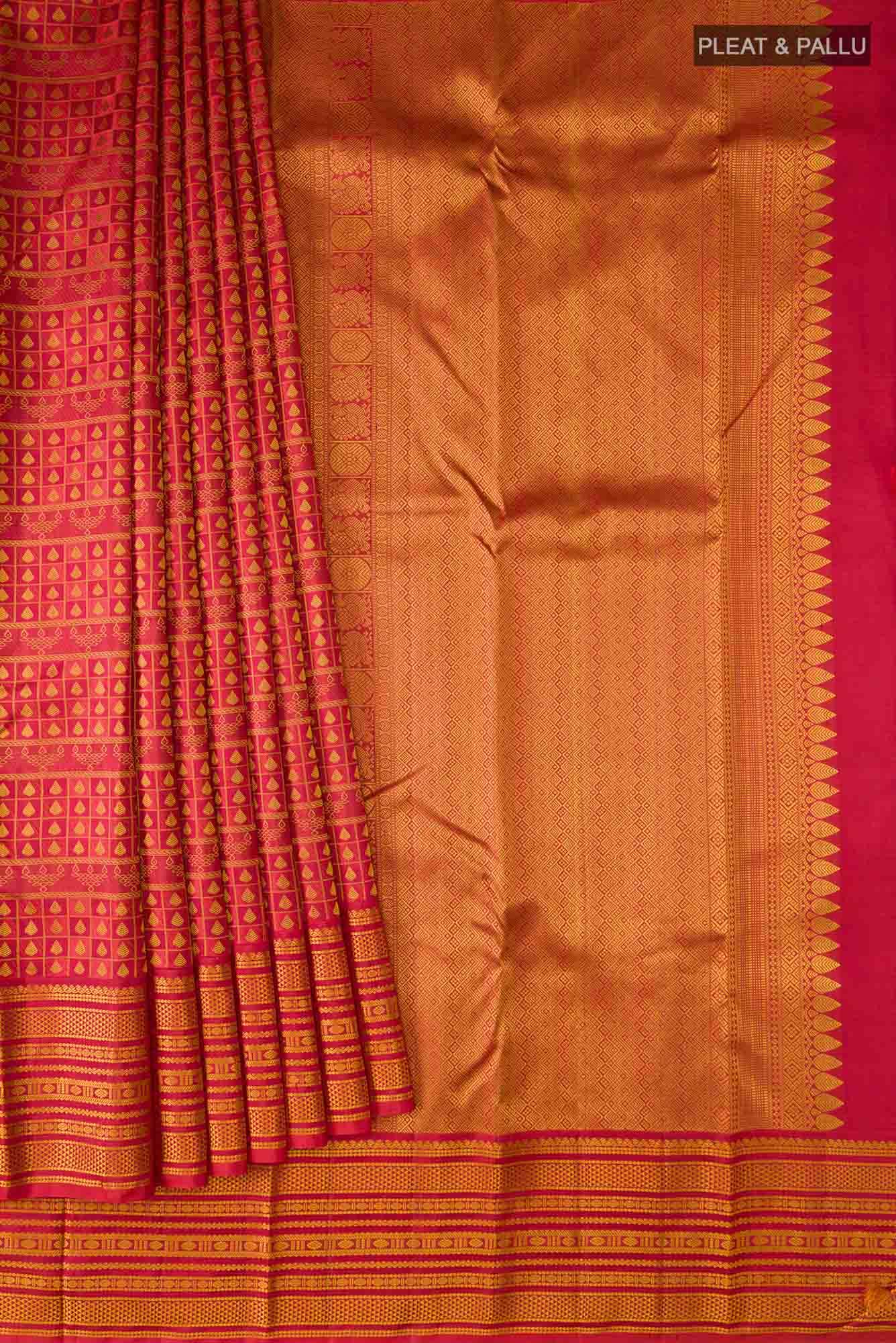Red Kanchipuram Silk Saree