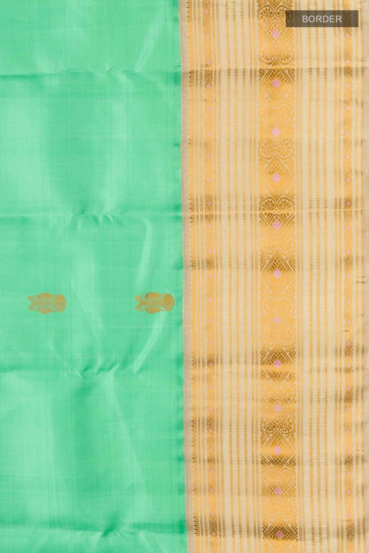 Sea Green Kanjivaram Silk Saree