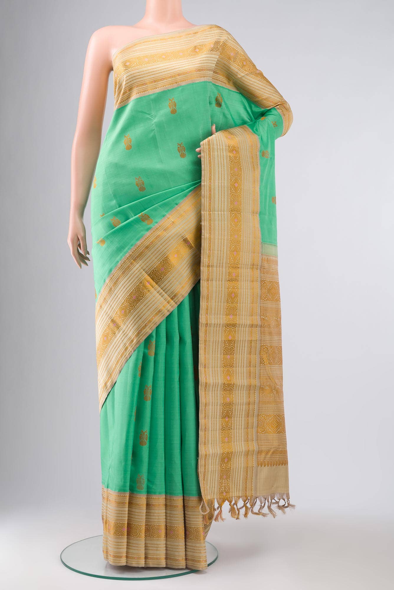 Green Kanchipuram Silk Saree