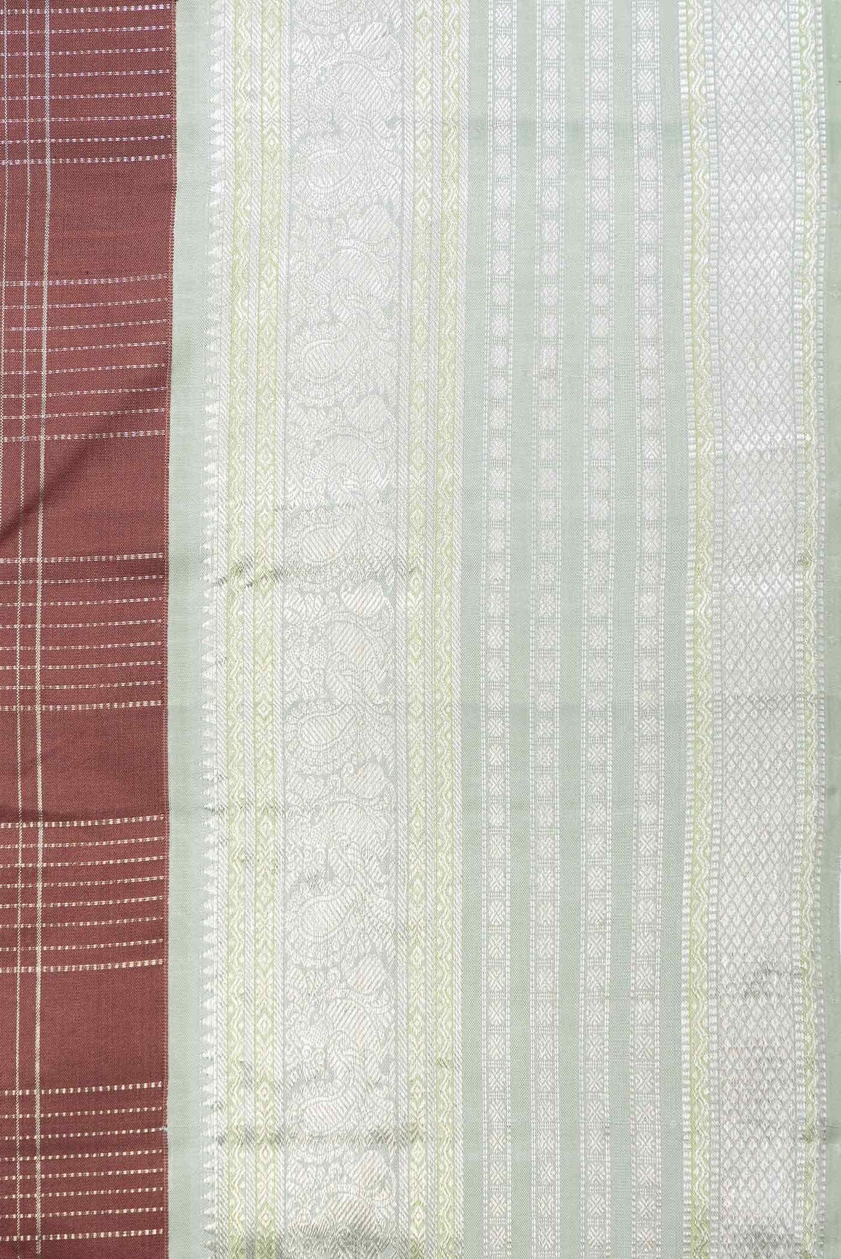 Brown Kanjivaram Silk Saree