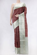 Brown Kanjivaram Silk Saree