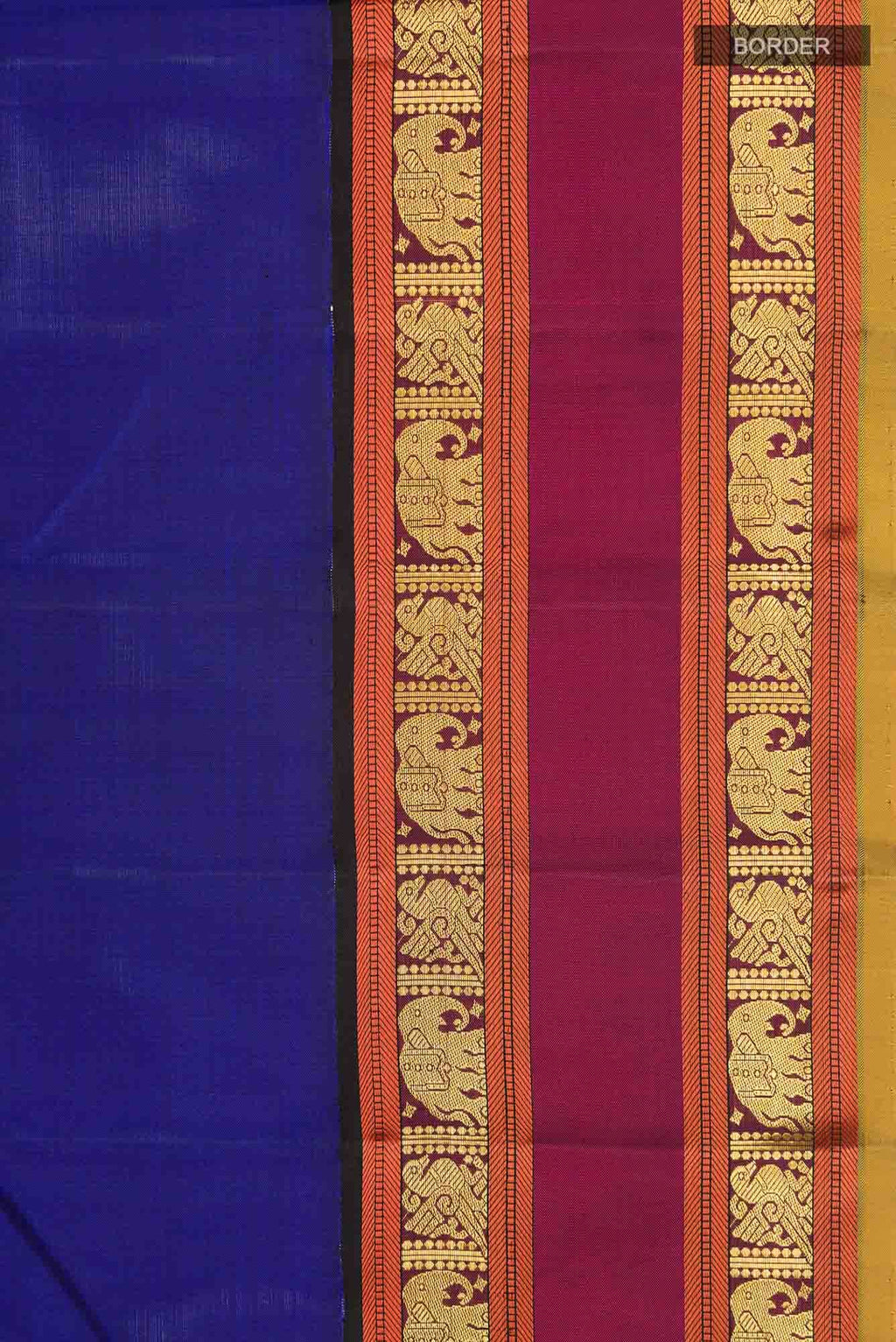 Blue Kanchipuram Silk Saree