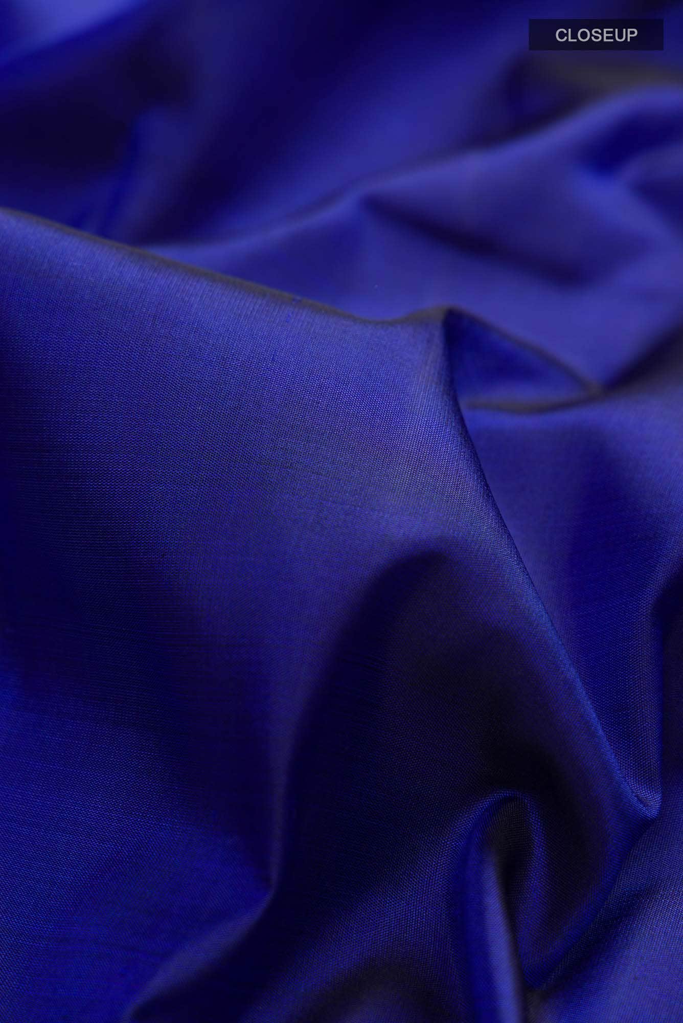 Blue Kanchipuram Silk Saree