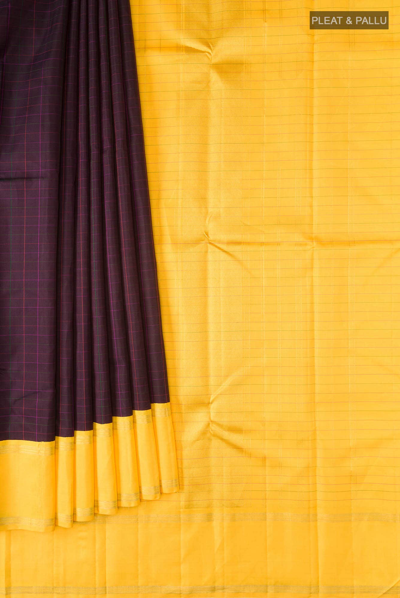 Purple Kanchipuram Silk Saree