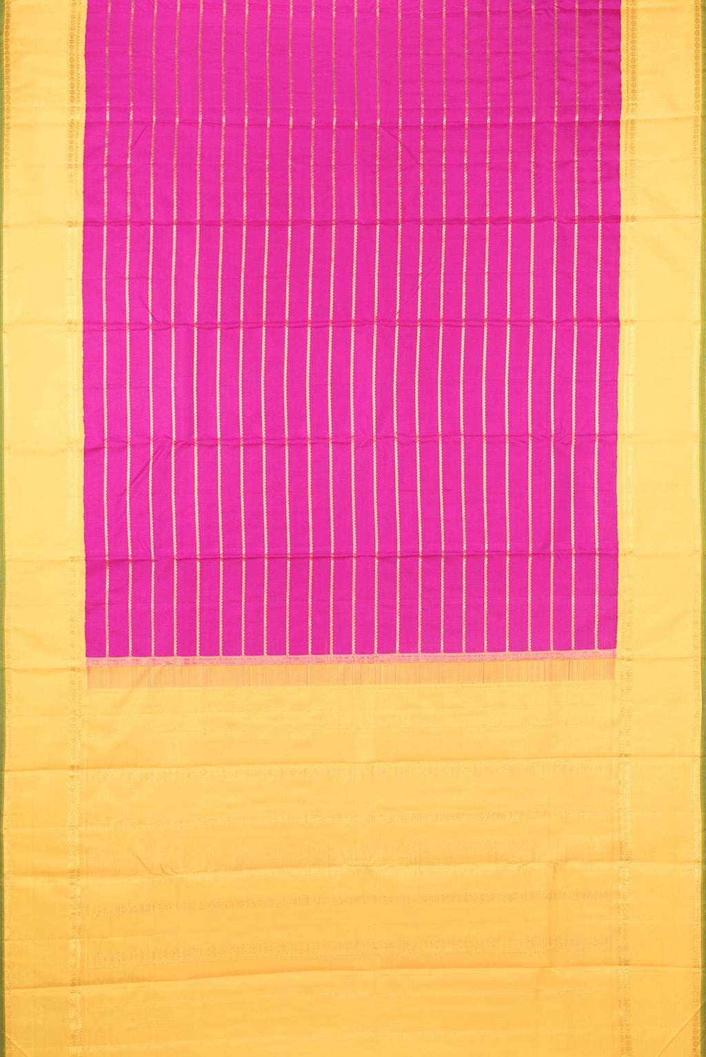 Pure Silk Pure Zari Pink Dual Tone Kanchipuram Saree