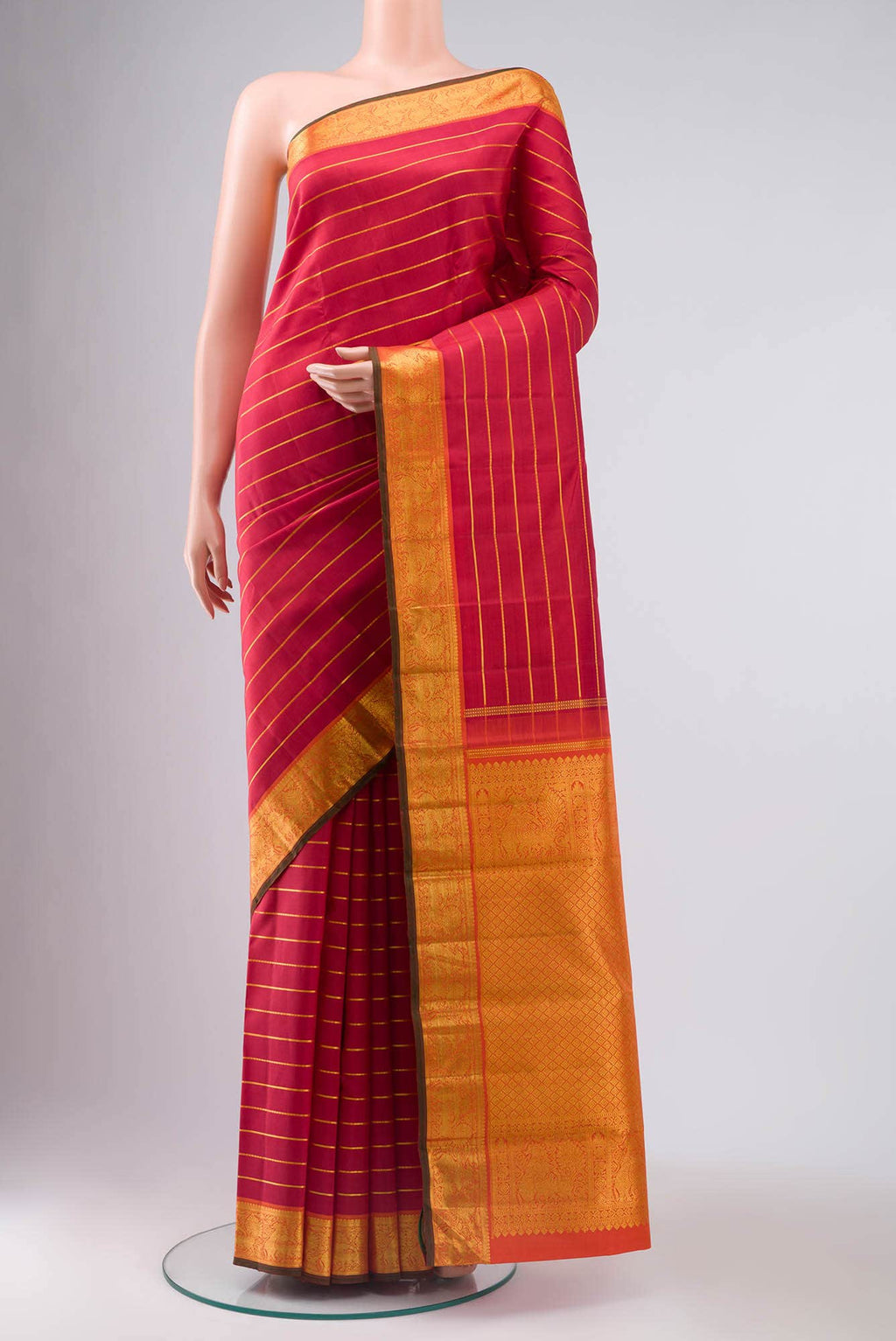 Red Kanchipuram Silk Saree