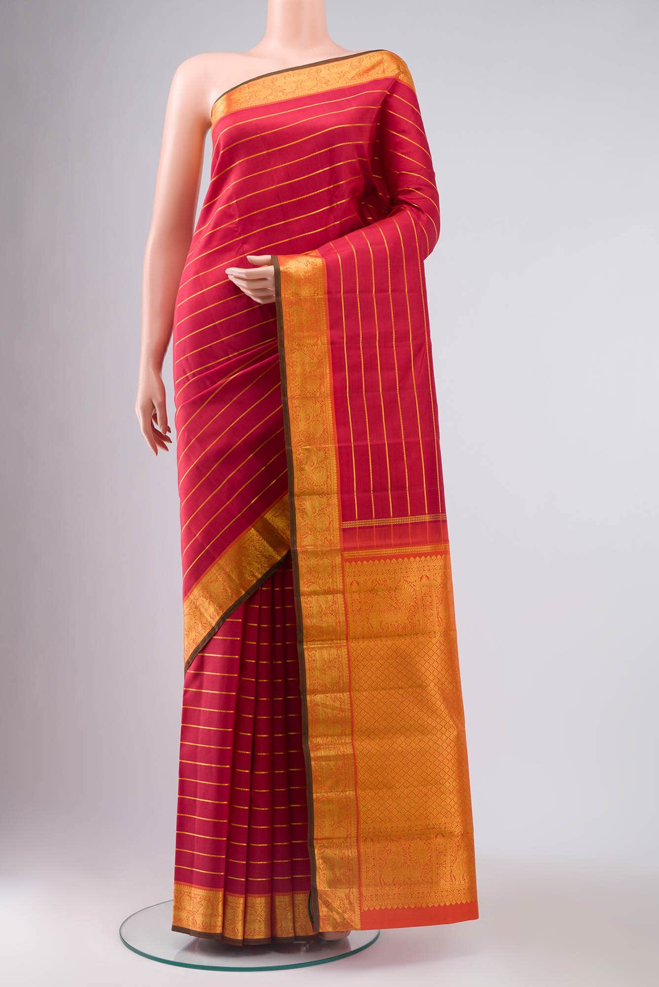 Red Kanchipuram Silk Saree