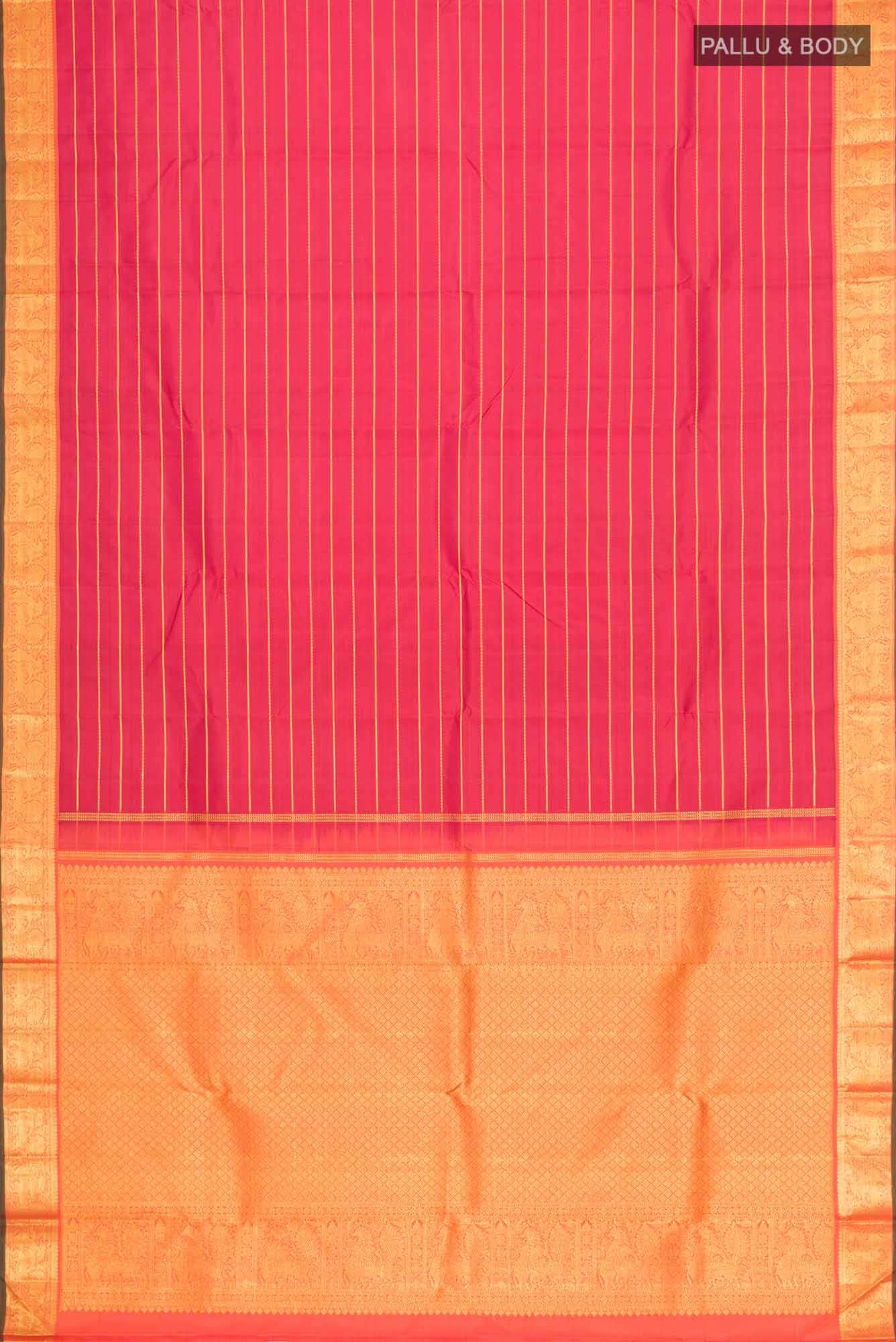 Red Kanchipuram Silk Saree