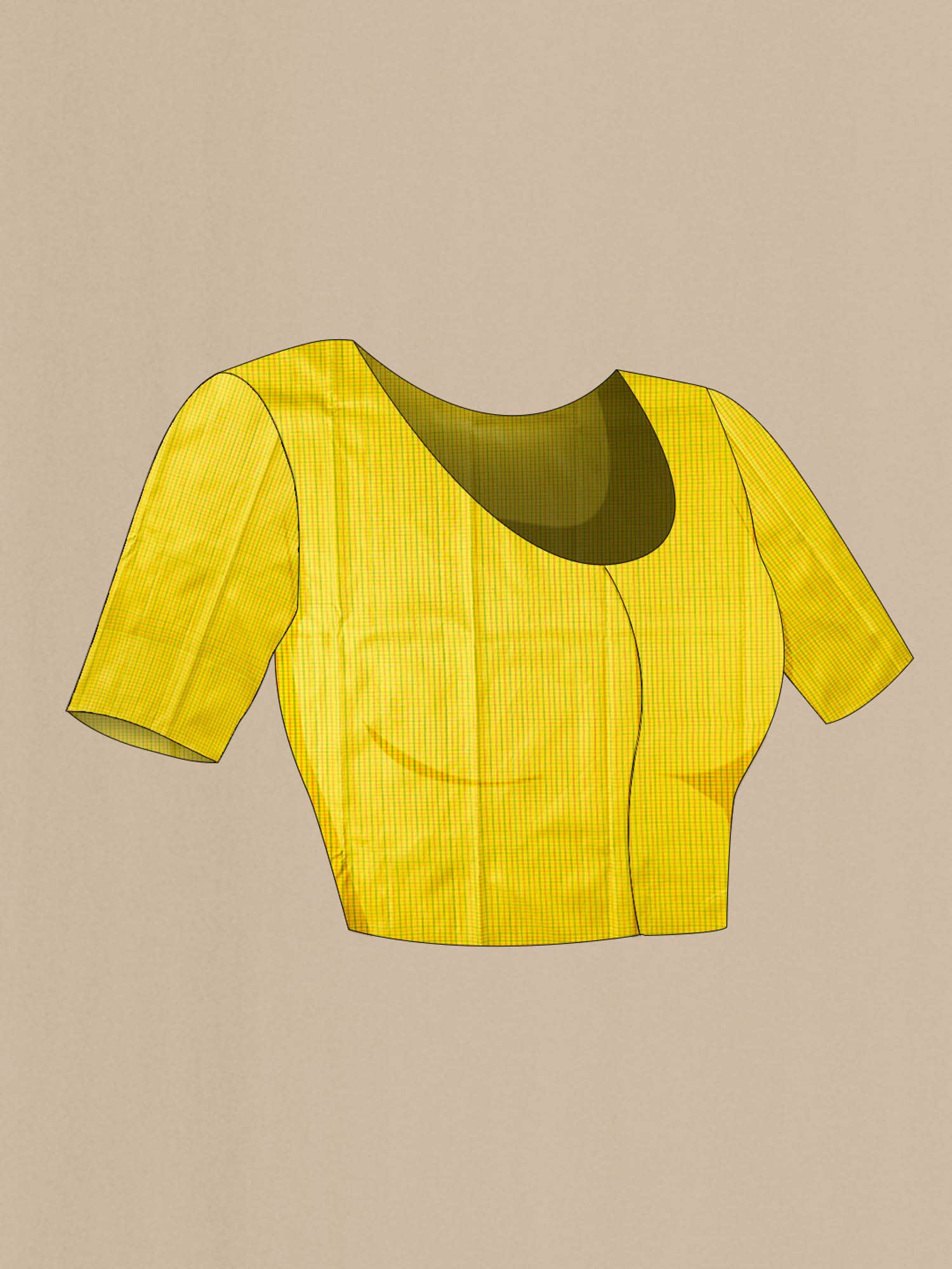 Blue with Green Dual Tone Kanchipuram Silk Saree