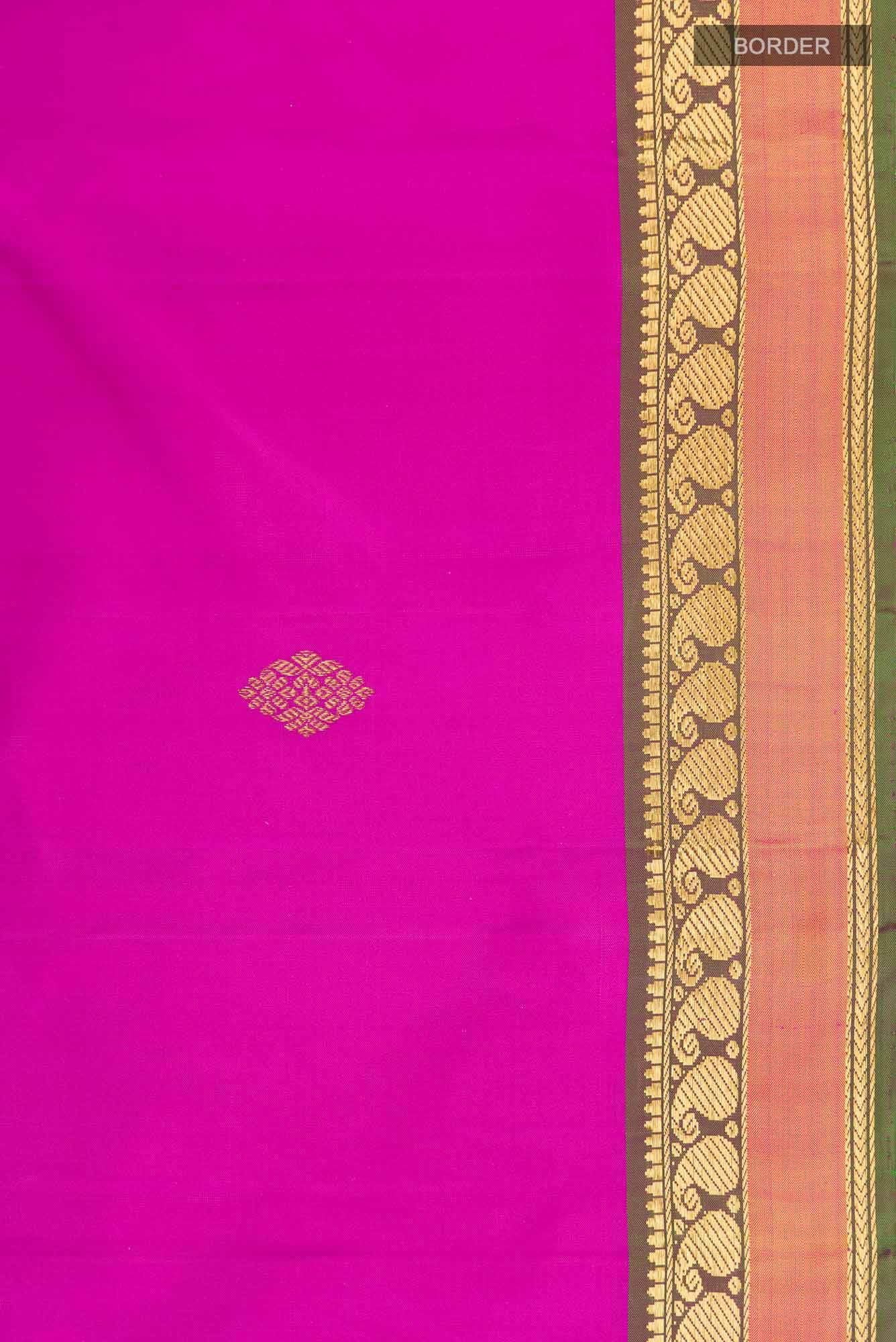 Pink Kanchipuram Silk Saree