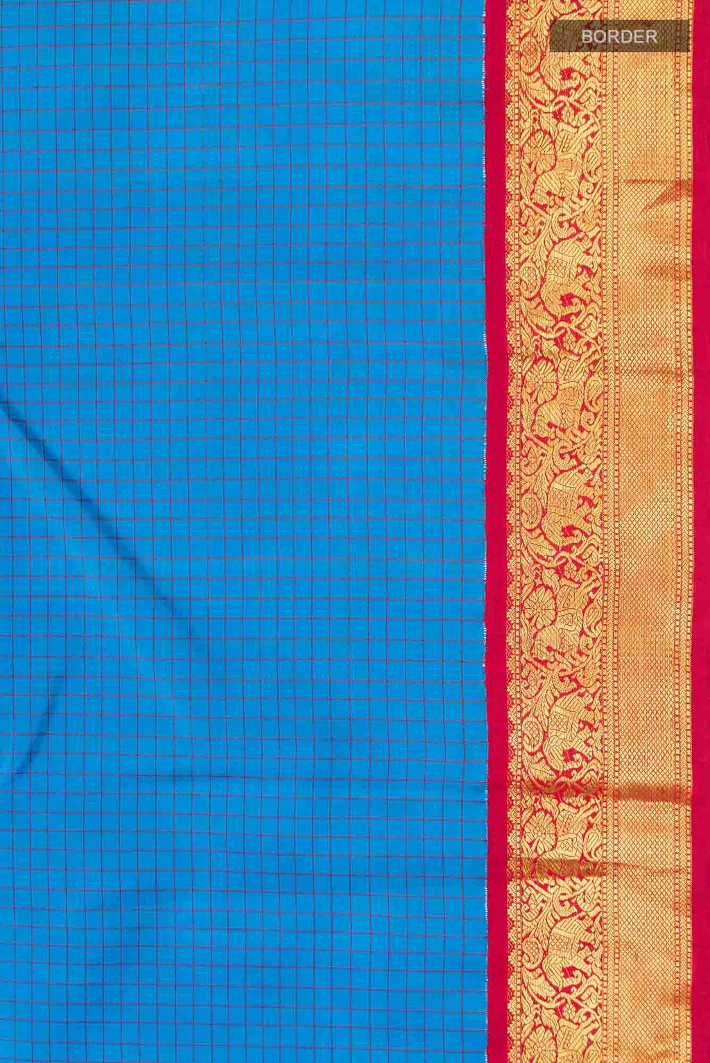 Blue Kanchipuram Silk Saree