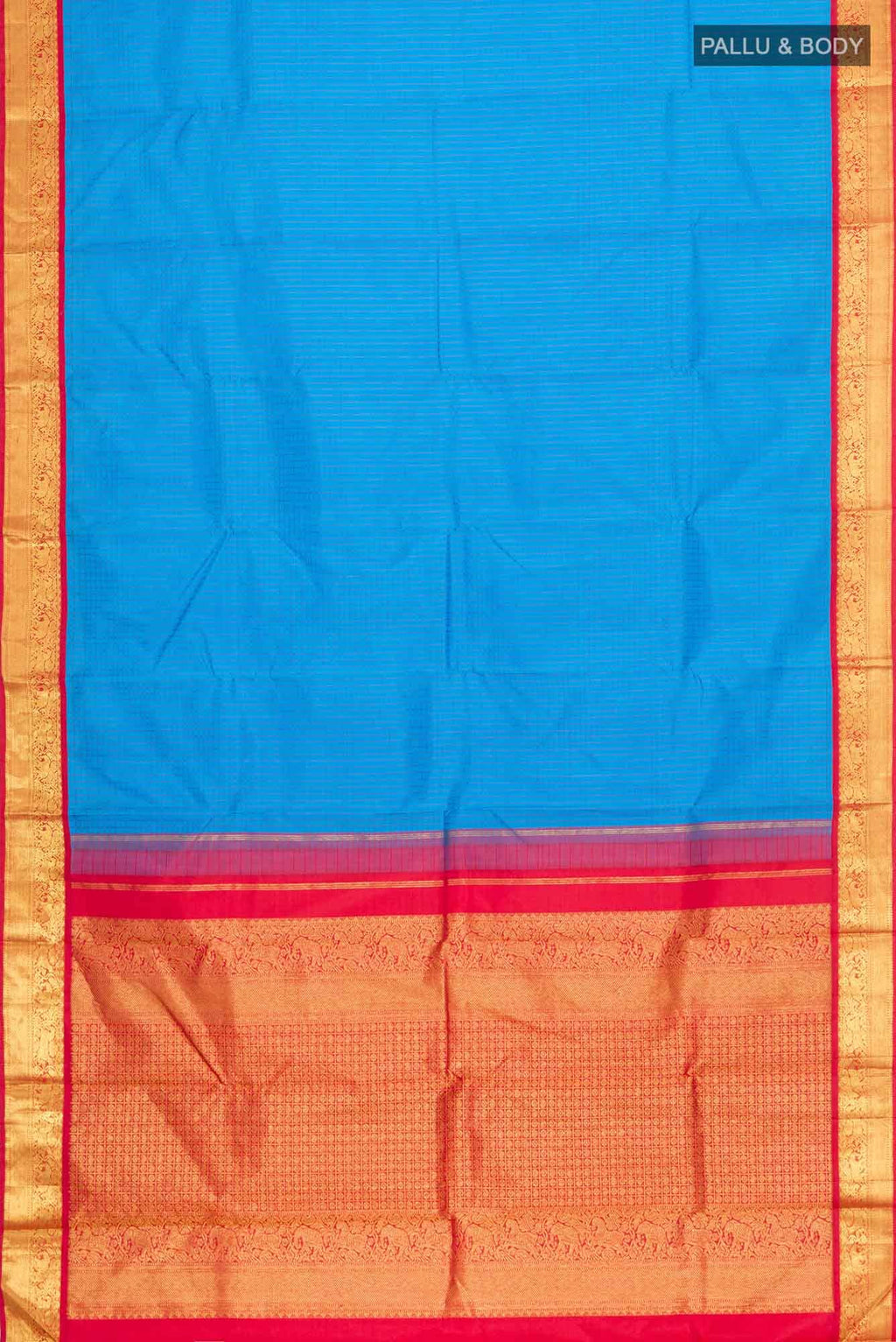 Blue Kanchipuram Silk Saree