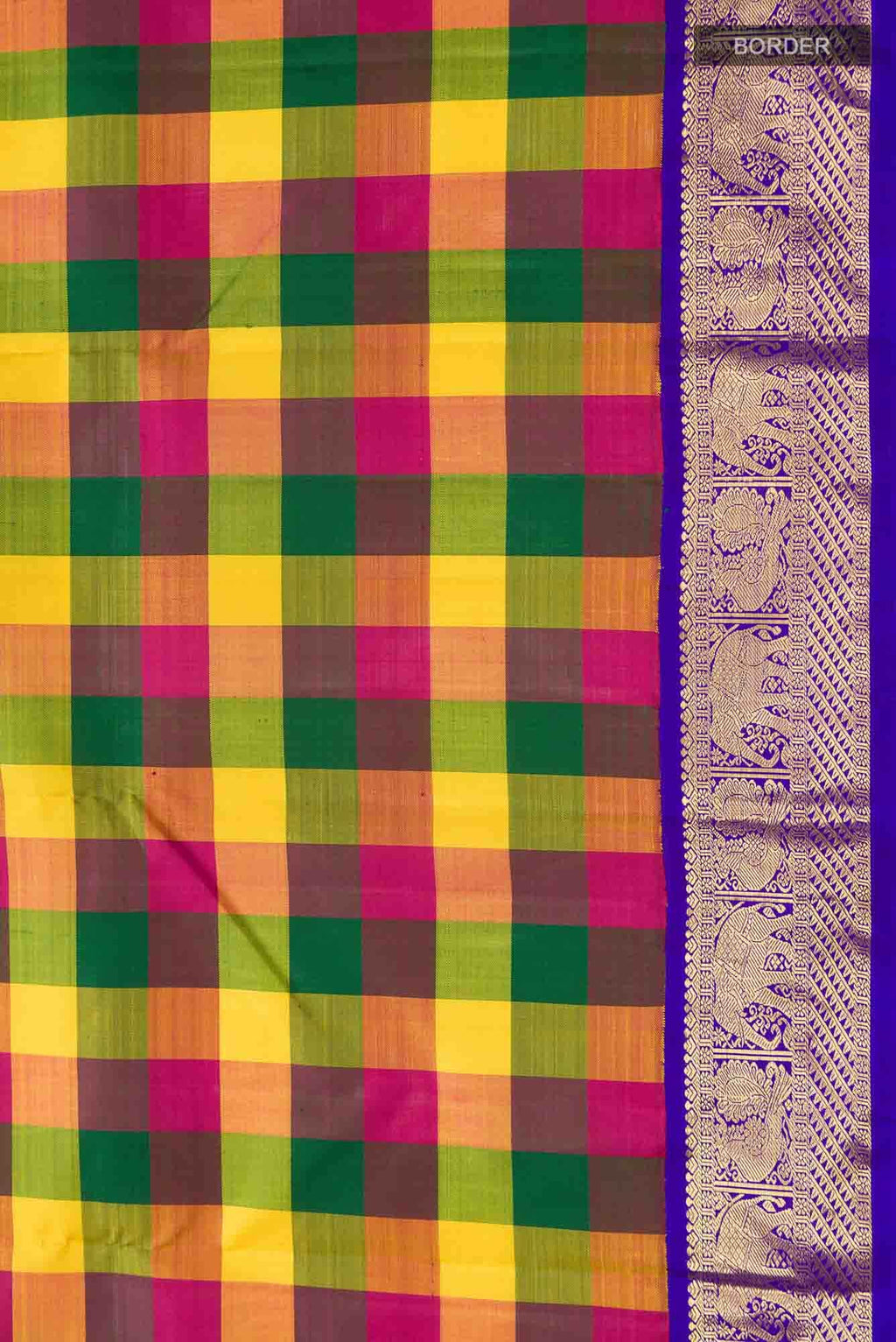 Multi Kanchipuram Silk Saree