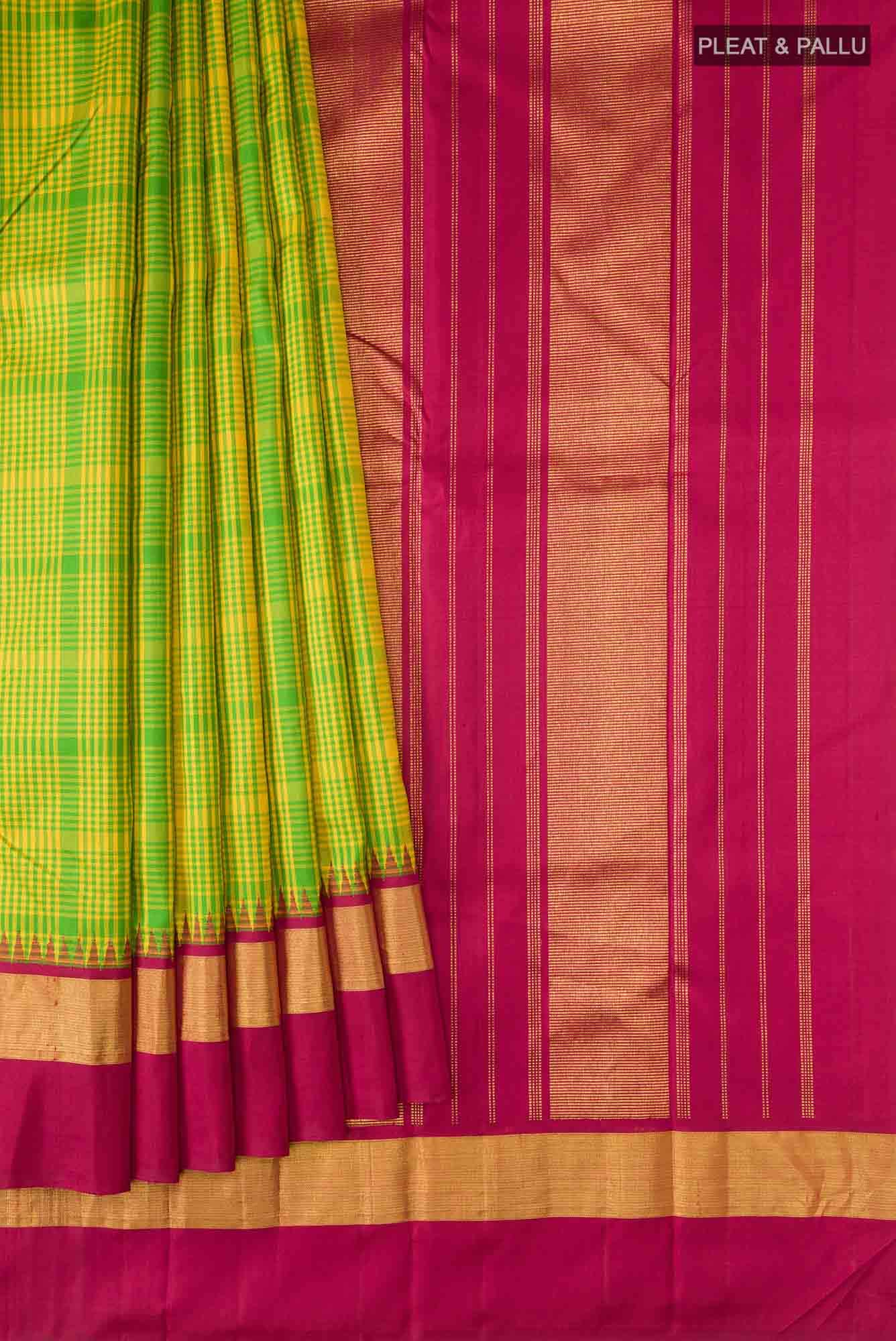 Multi Kanchipuram Silk Saree