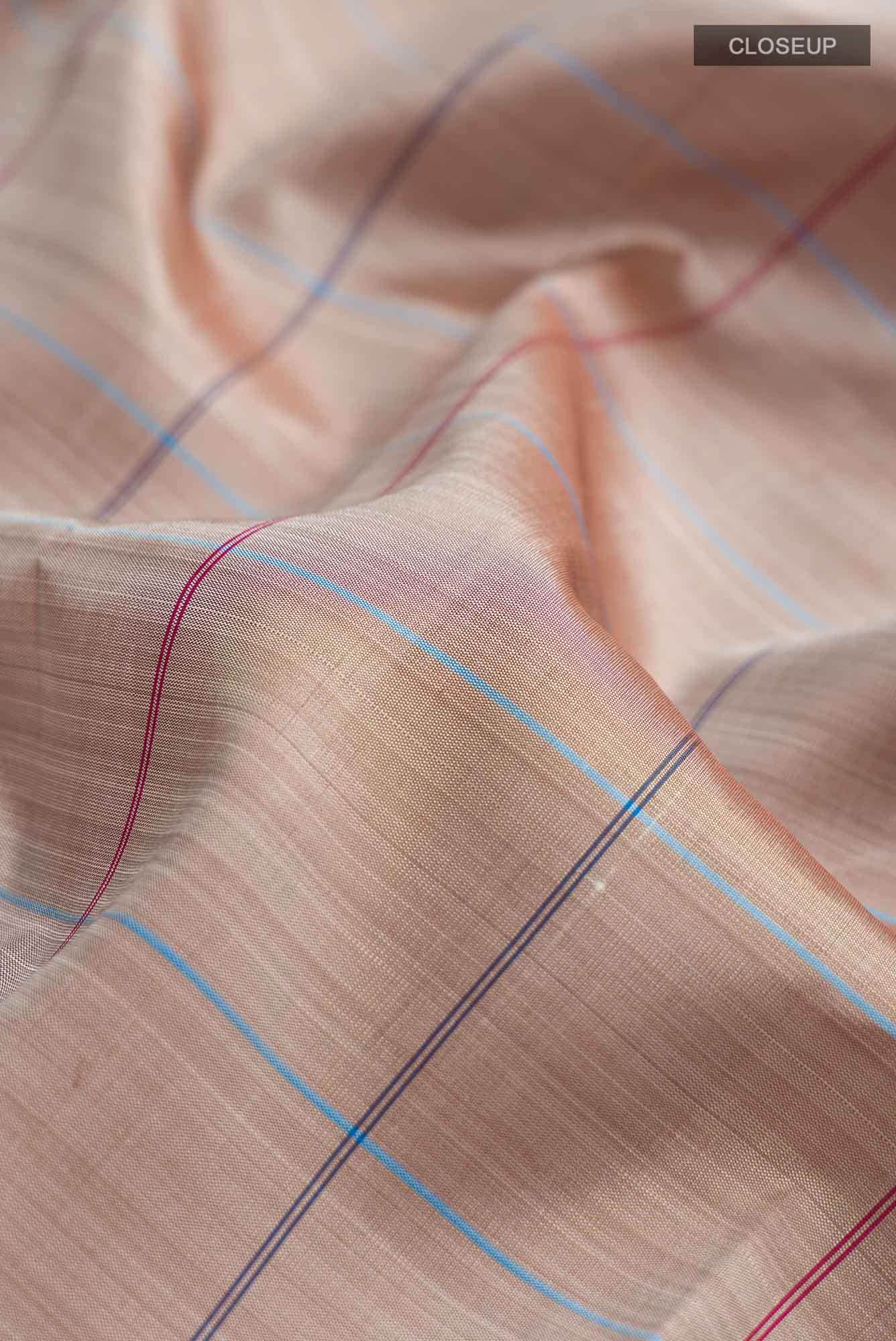 Brown Kanchipuram Silk Saree