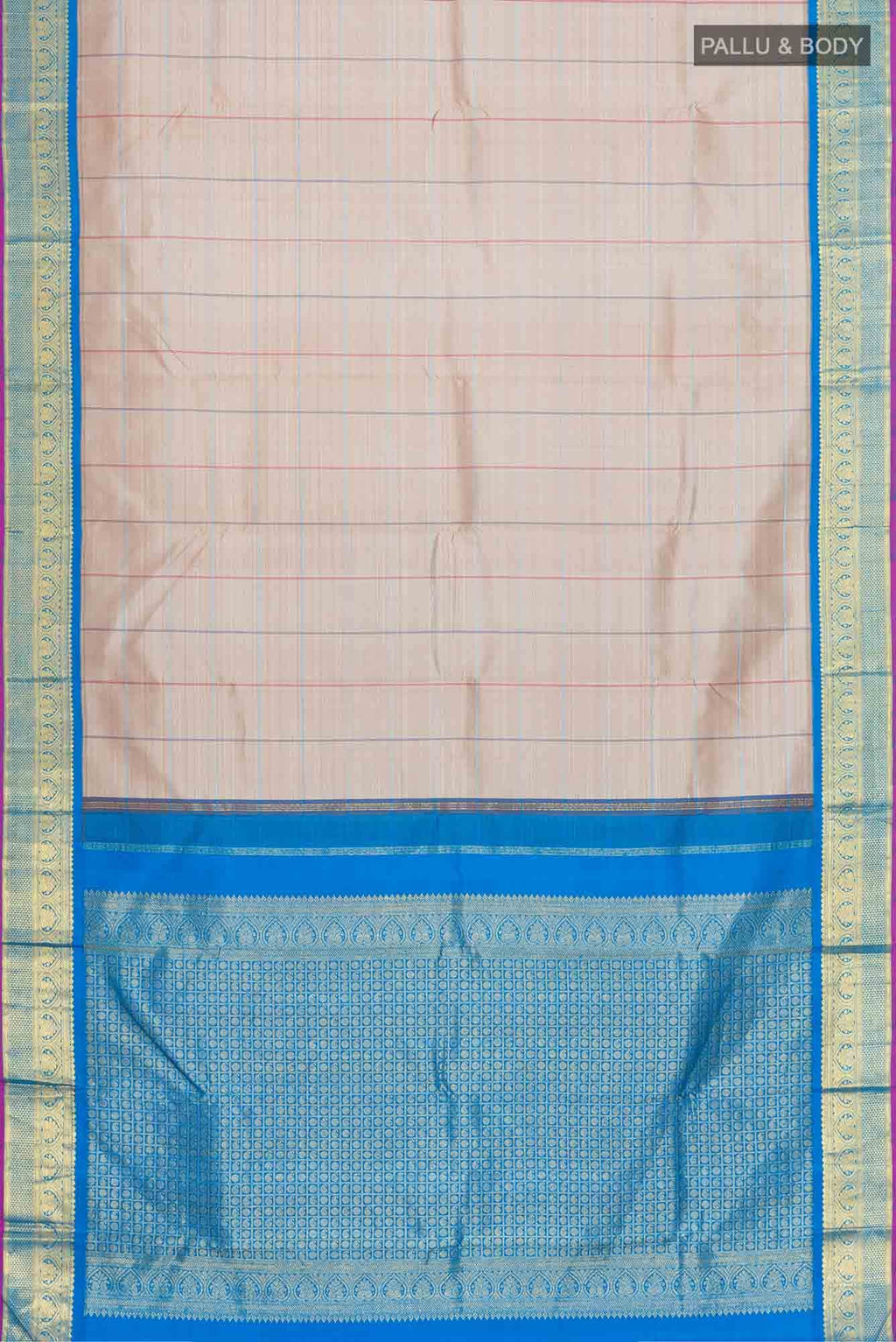 Brown Kanchipuram Silk Saree
