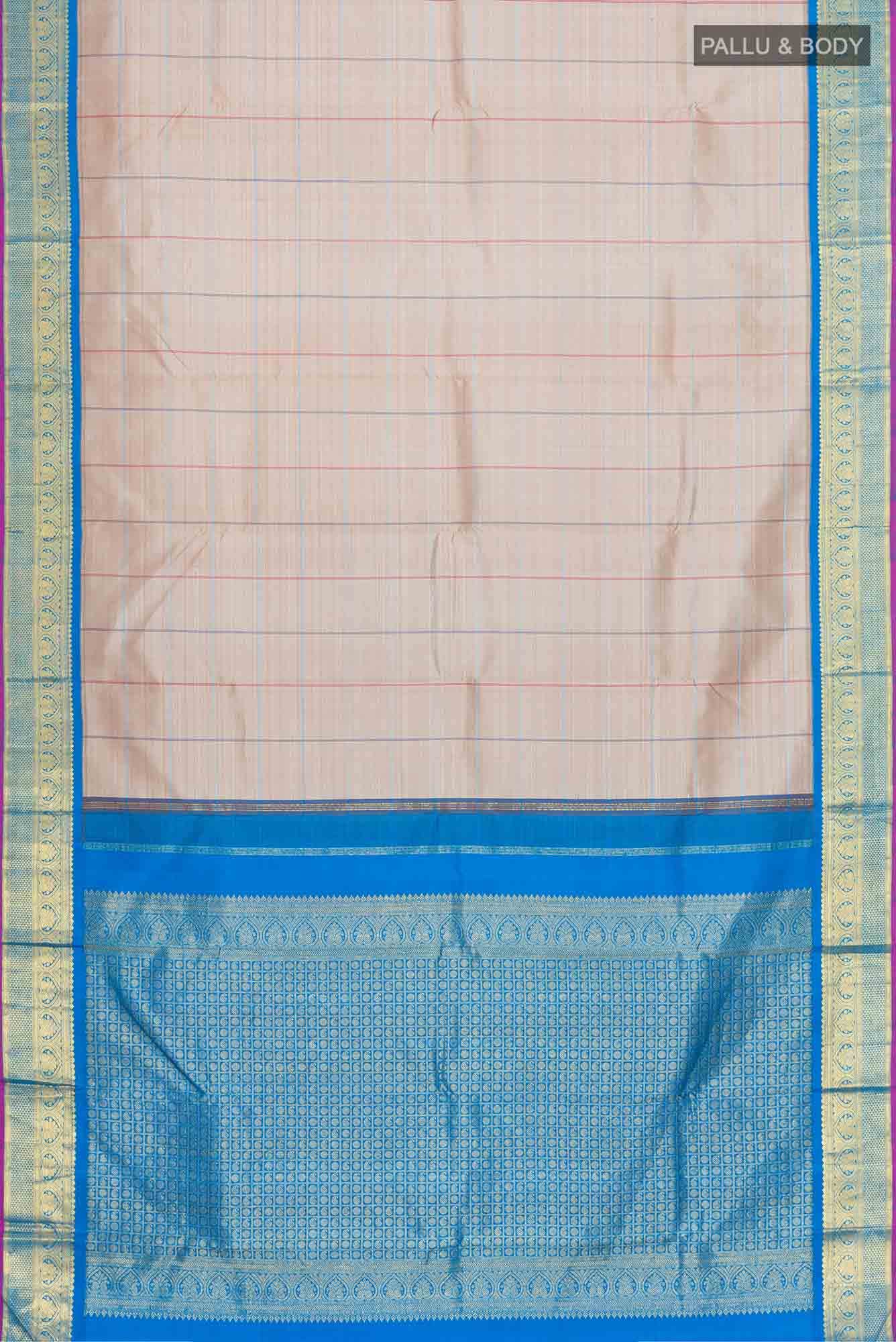 Brown Kanchipuram Silk Saree